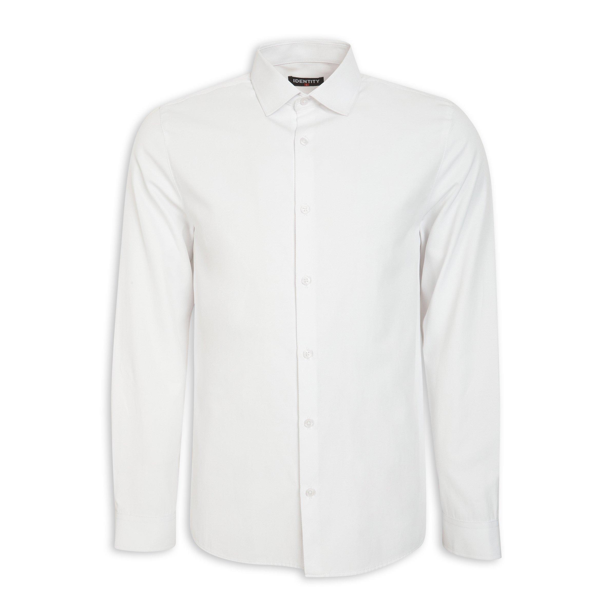 13268 White Slim Fit Shirt