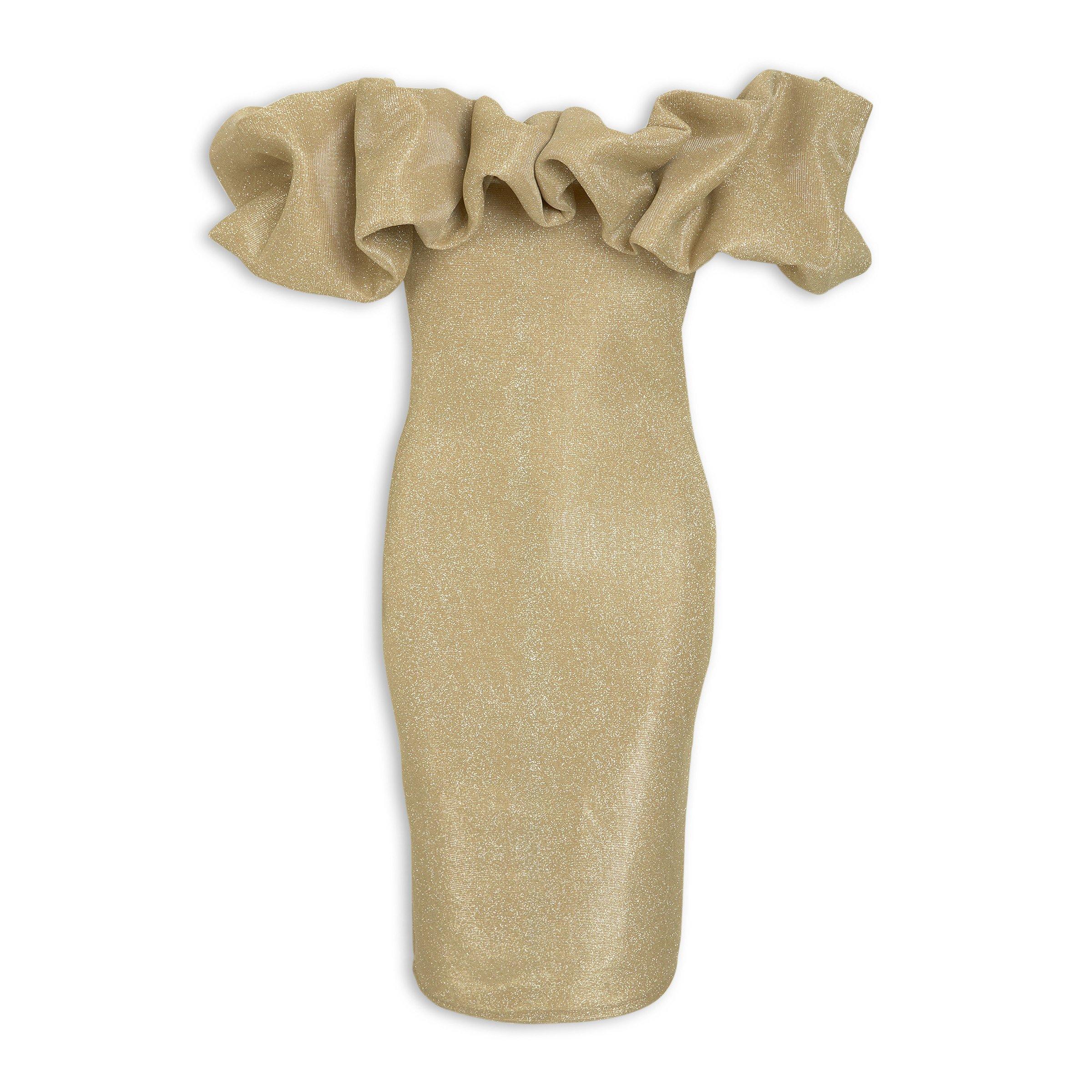 Gold Sparkle Midi Dress (3211449) | X&O Ladies