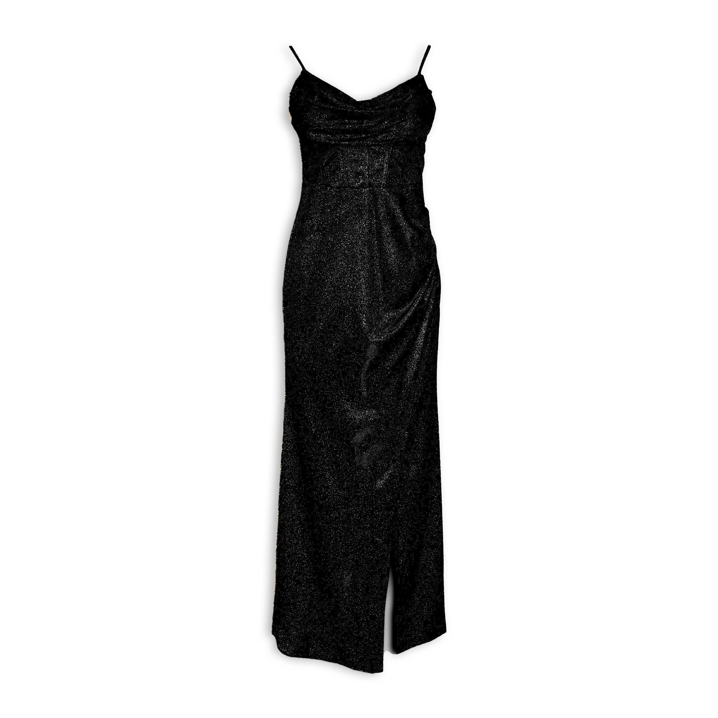 Black Sparkle Corset Dress (3211617) | RSVP