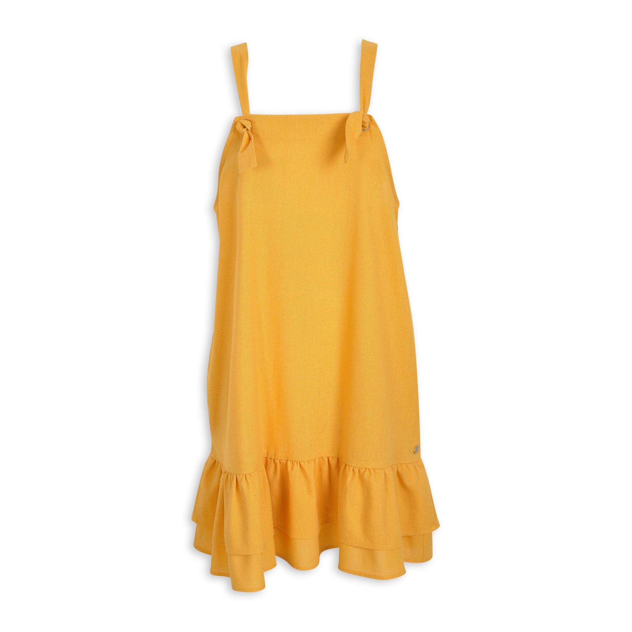 Mustard Yellow Pinafore Dress (3211982) Inwear - Main Image