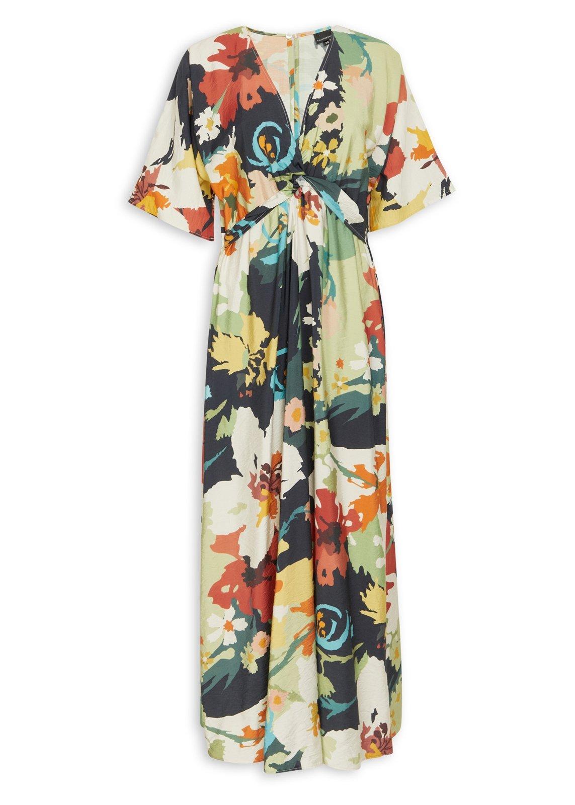Floral Print Dress Style 223156