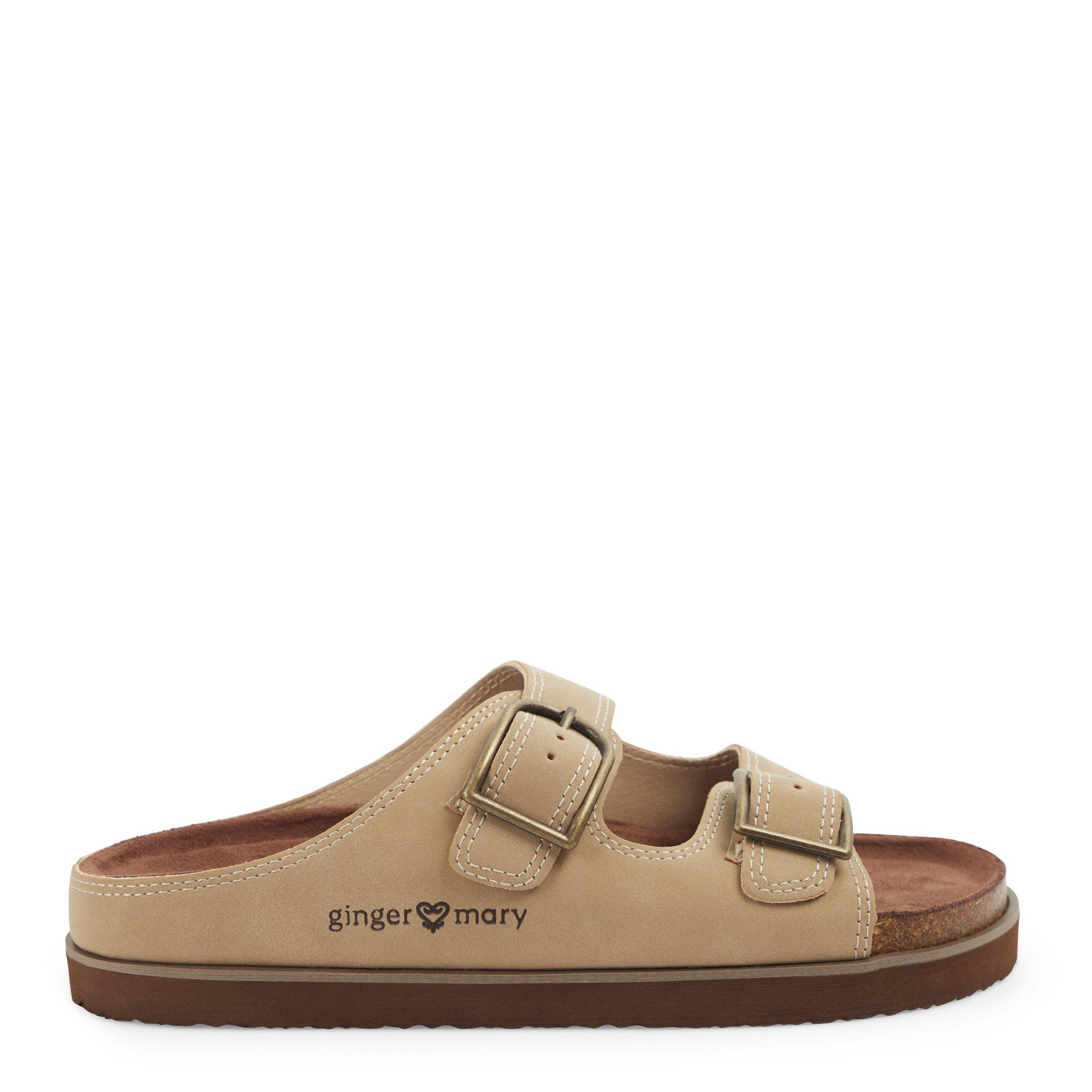 Tan Cork Double Strap Sandal (3212752) Ginger Mary