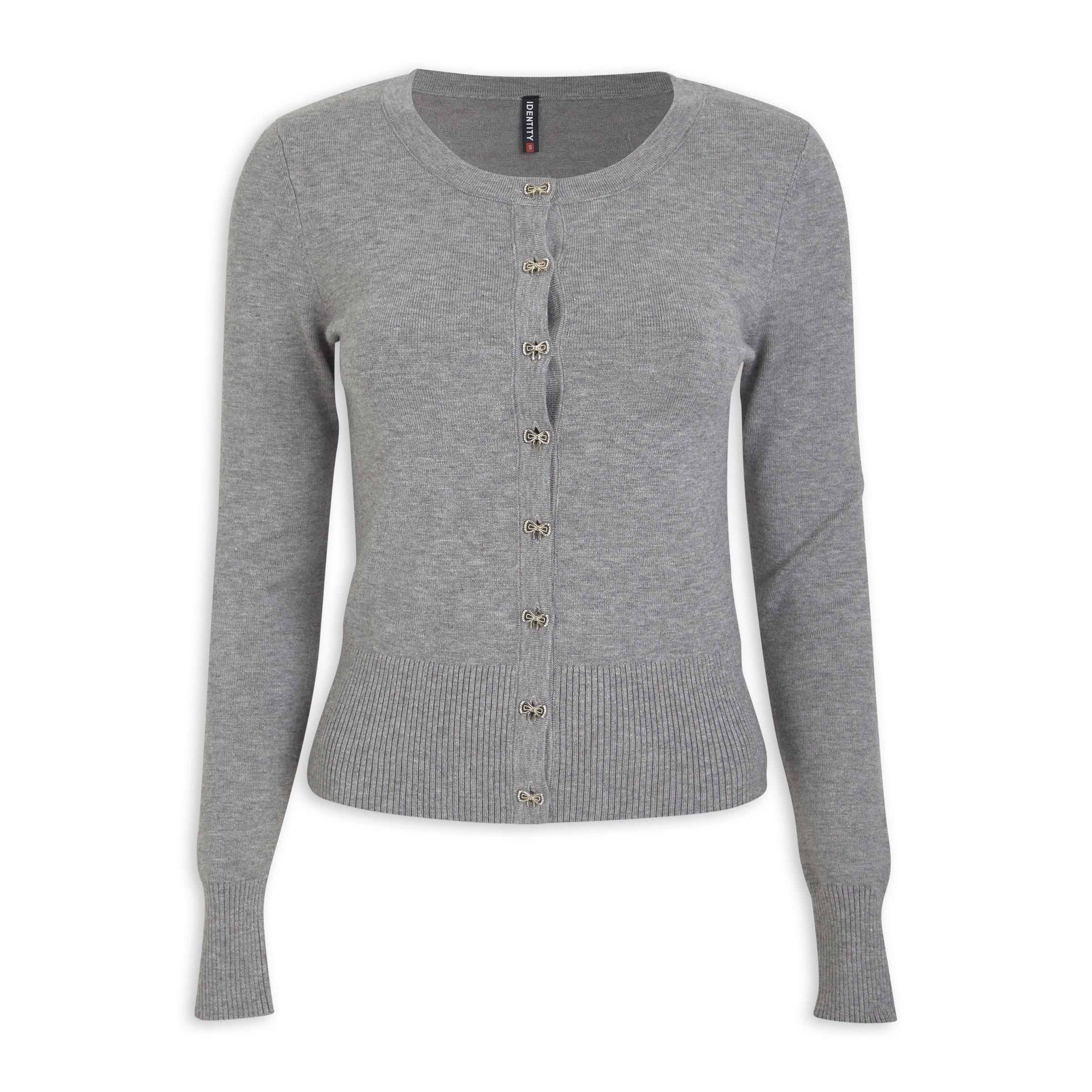 トップス INTERIM 22SS SILK 100% CARDIGAN GRAY 3 Grey Cardigan (3212803) | Identity