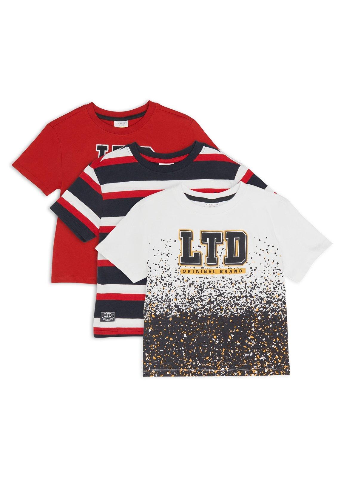 Boys Logo Patch Basic T-shirts - Set of 3 main image 1