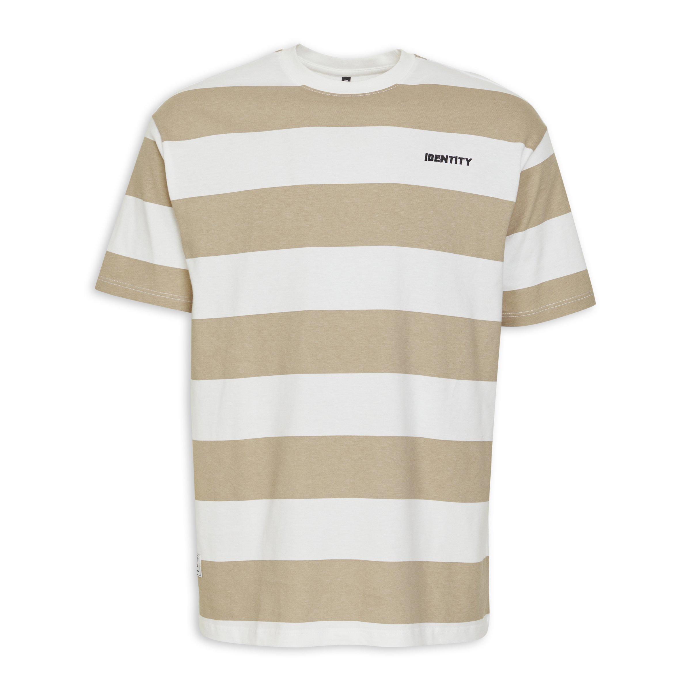 T-SHIRT WITH SLIT BEIGE main image 1