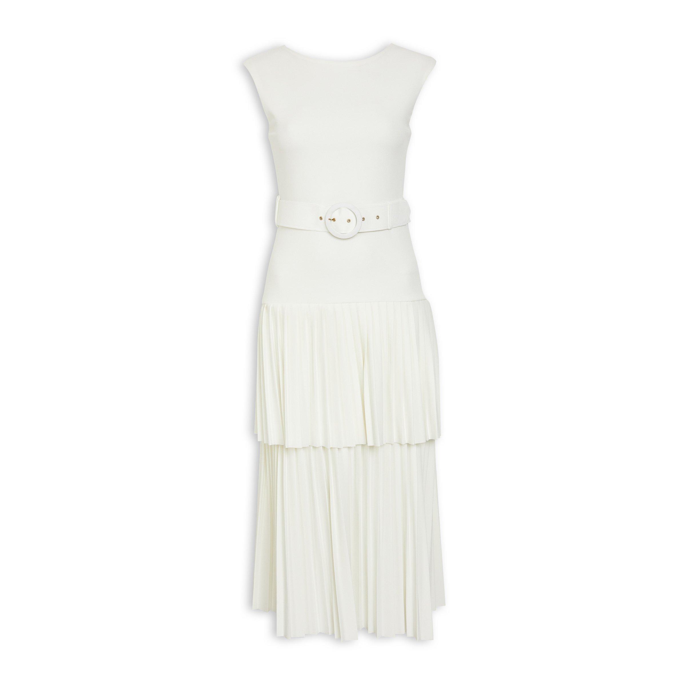 Pleats pocket dress( navy, ivory)
