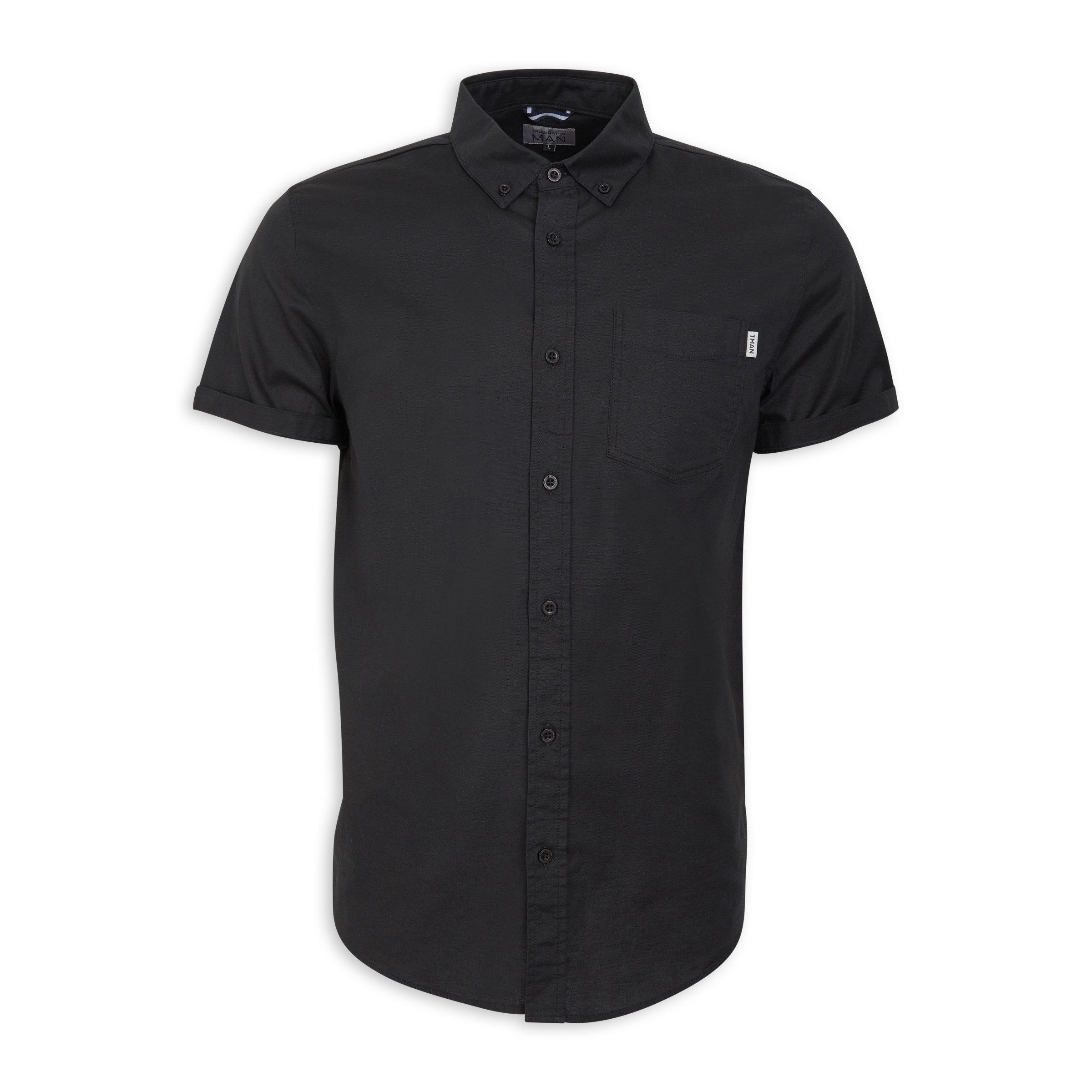 Black Slim Fit Shirt (3216611) | Truworths Man