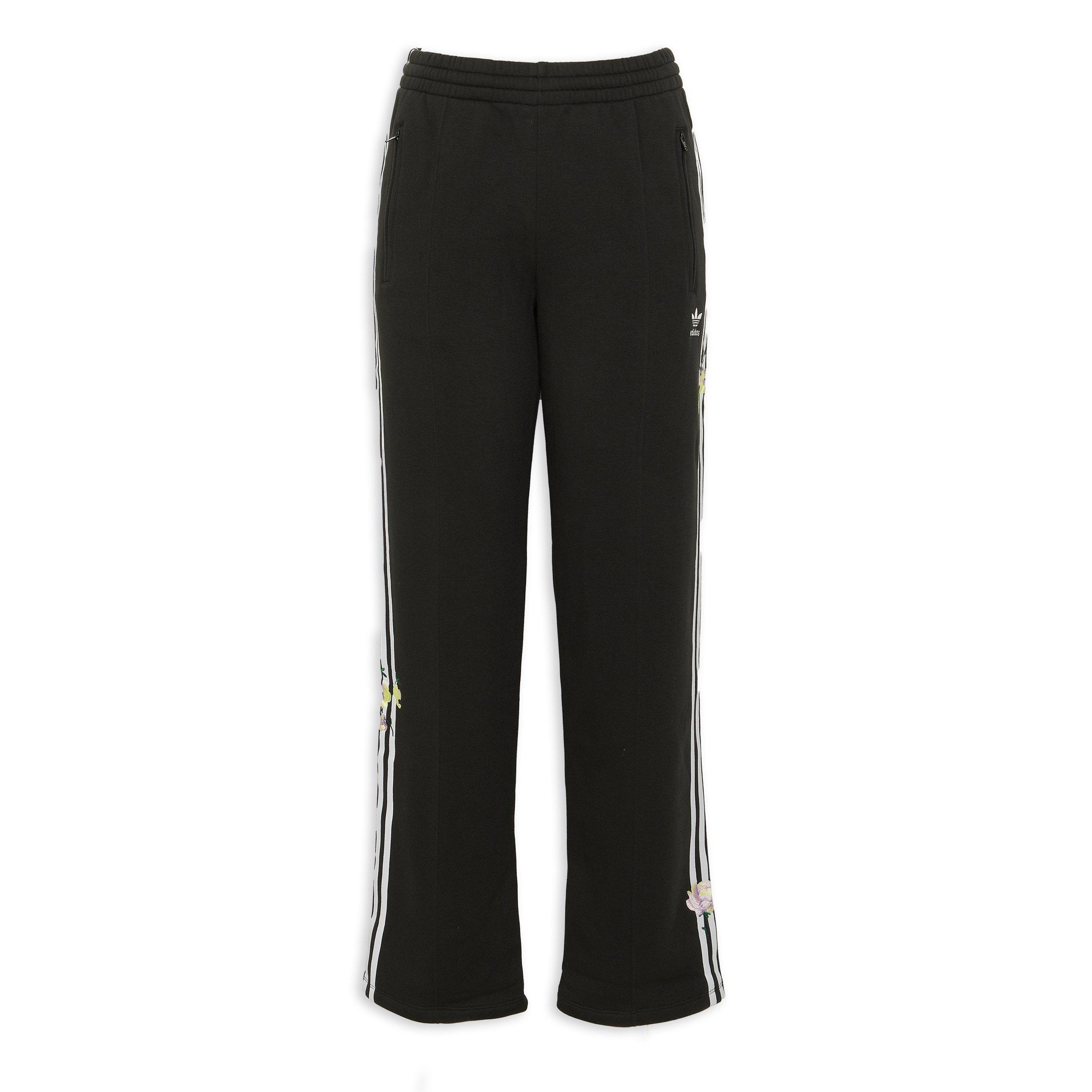 Black Embroidered Flower Pants (3218296) | Adidas