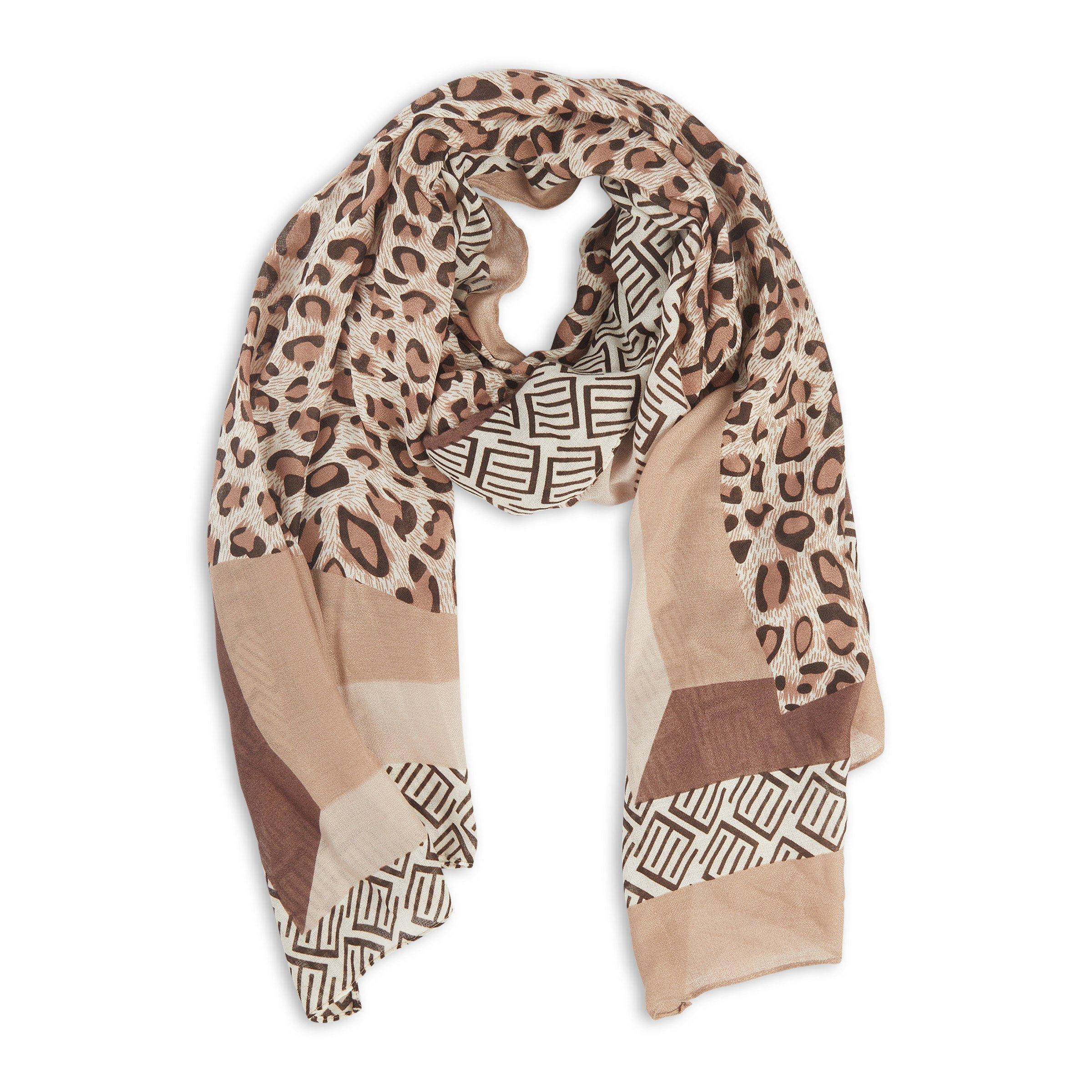 Pink Leopard Print Scarf (3219175) | 4Flavour Accessories