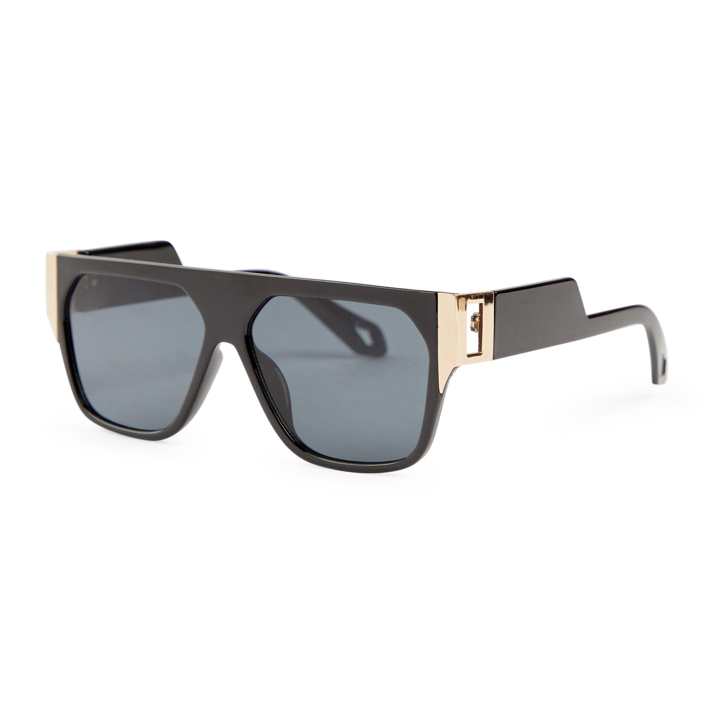 Black Gold Metal Detail Sunglasses (3219347) | Birlin Eyewear