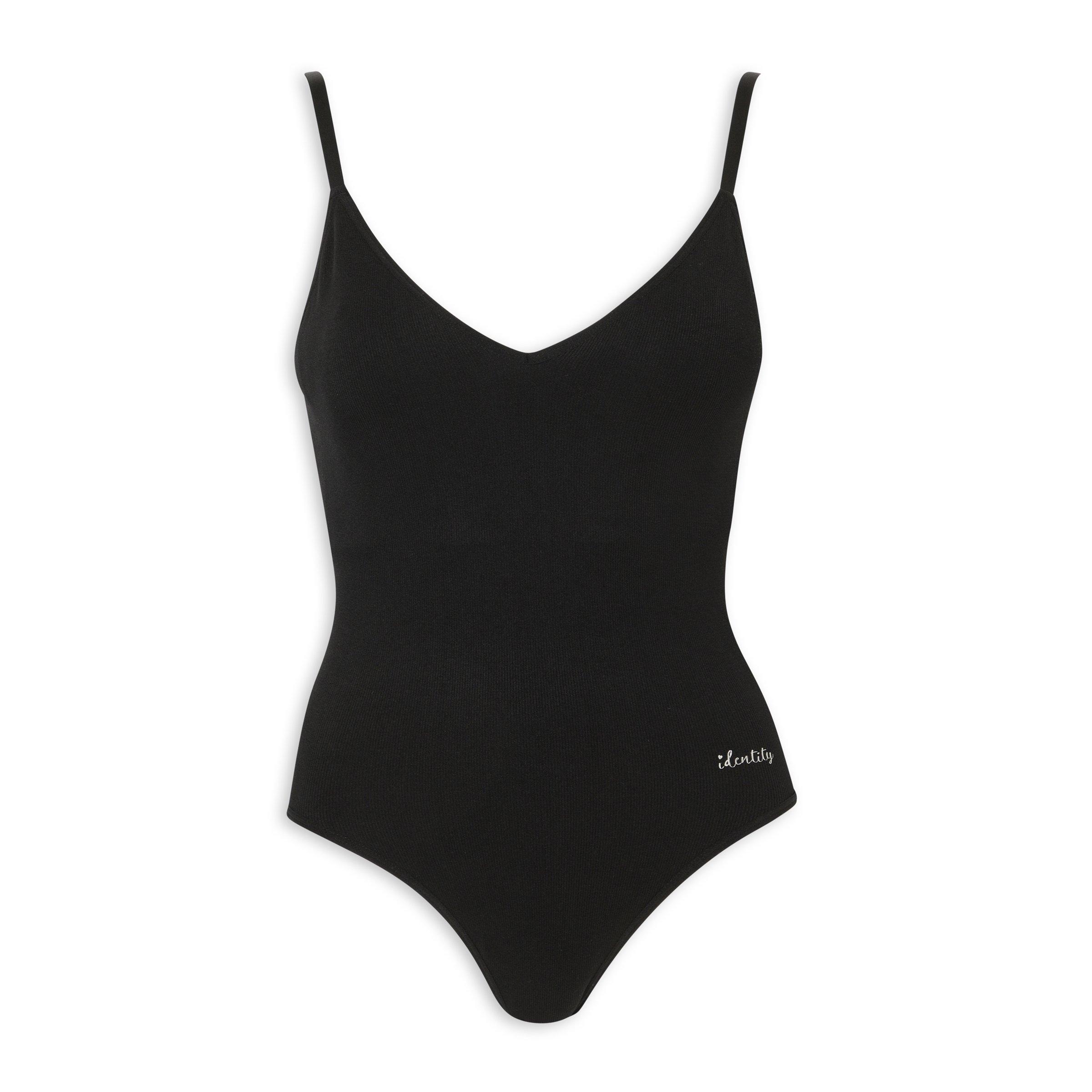 Black Padded Bodysuit Shaper (3220309) | Identity