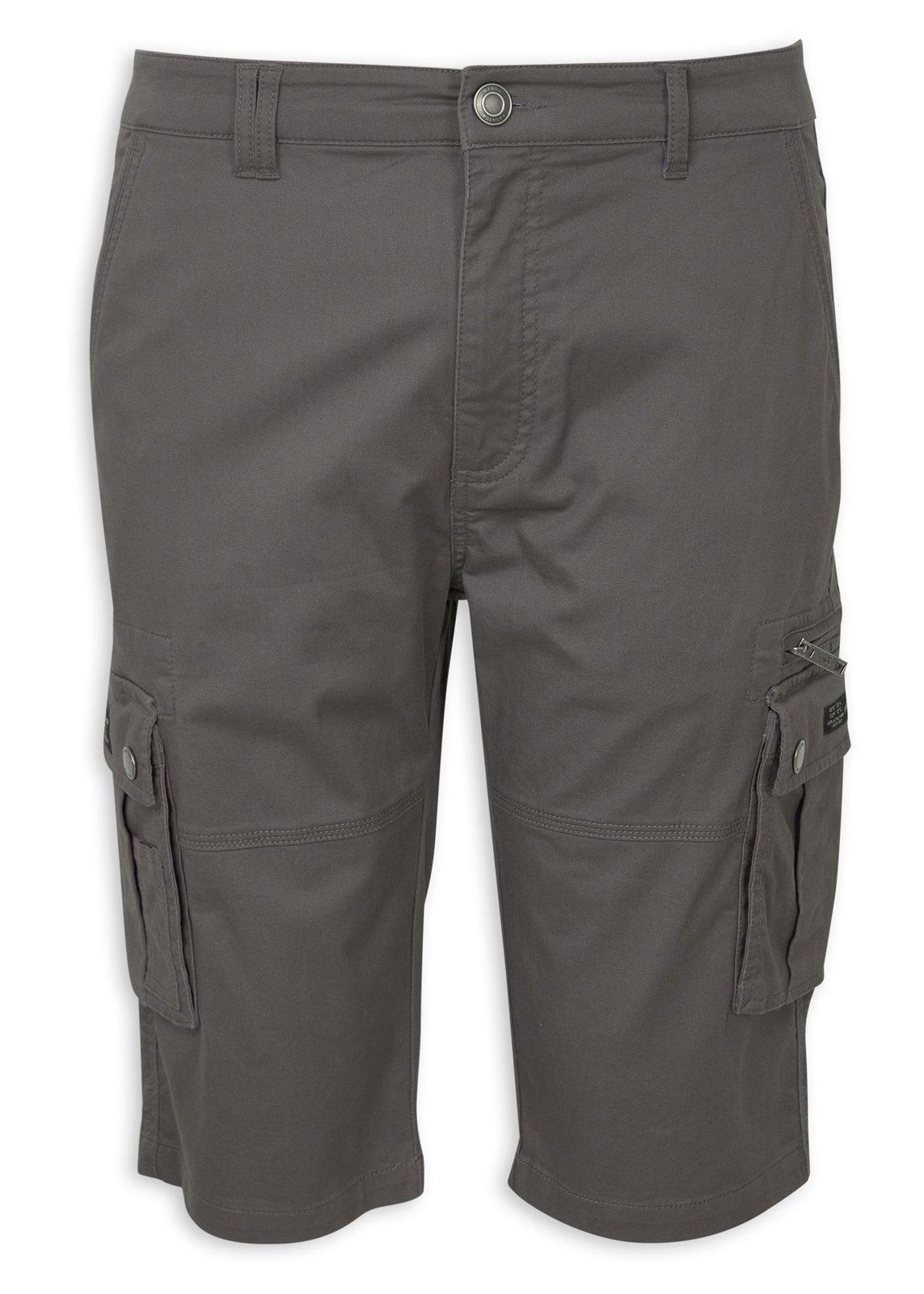 Charcoal Grey Utility Shorts (3220366) | Daniel Hechter