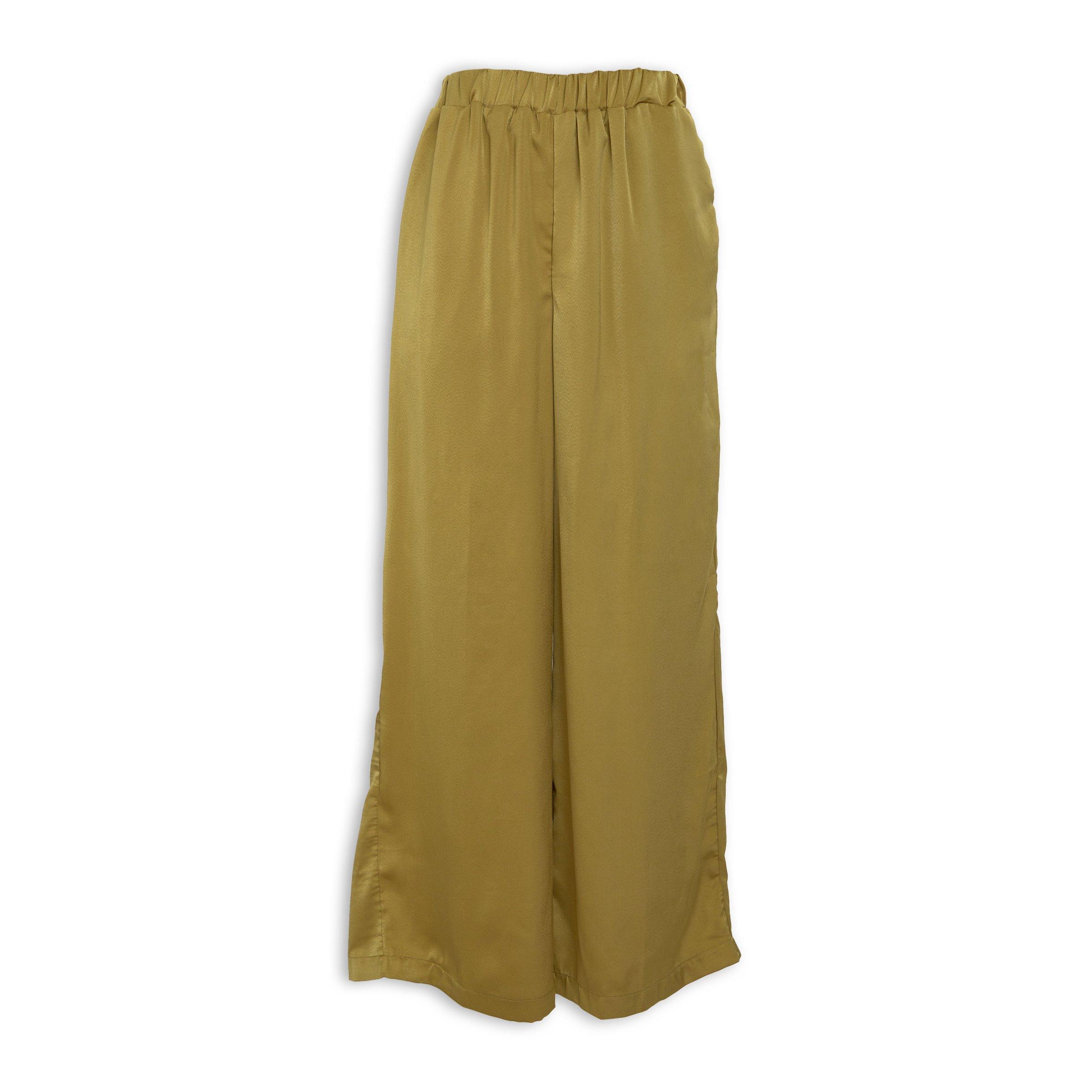Chartreuse Elastic Pants (3220769) | Amber