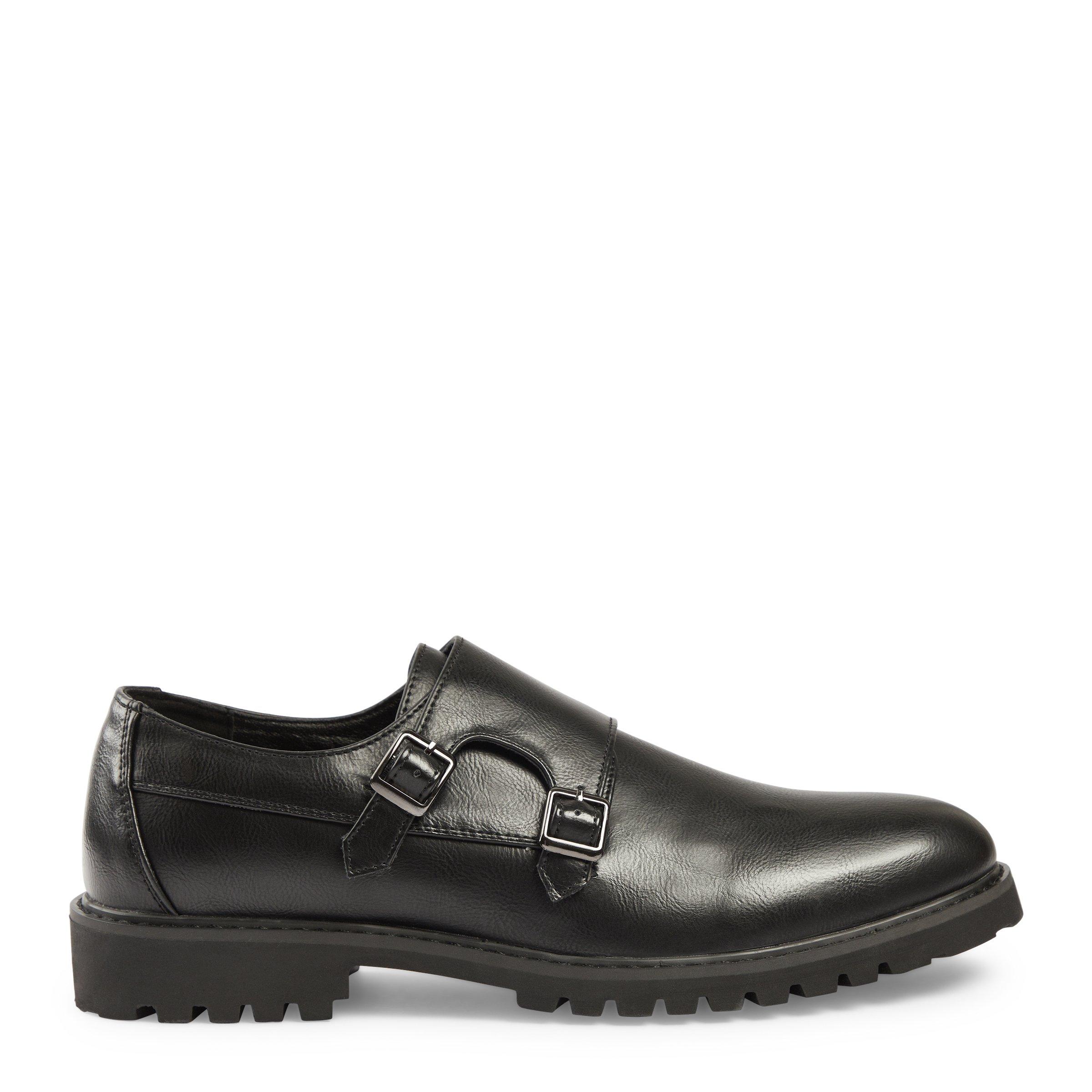 Black Double Strap Monk Formal Shoes (3220930) | Truworths Man