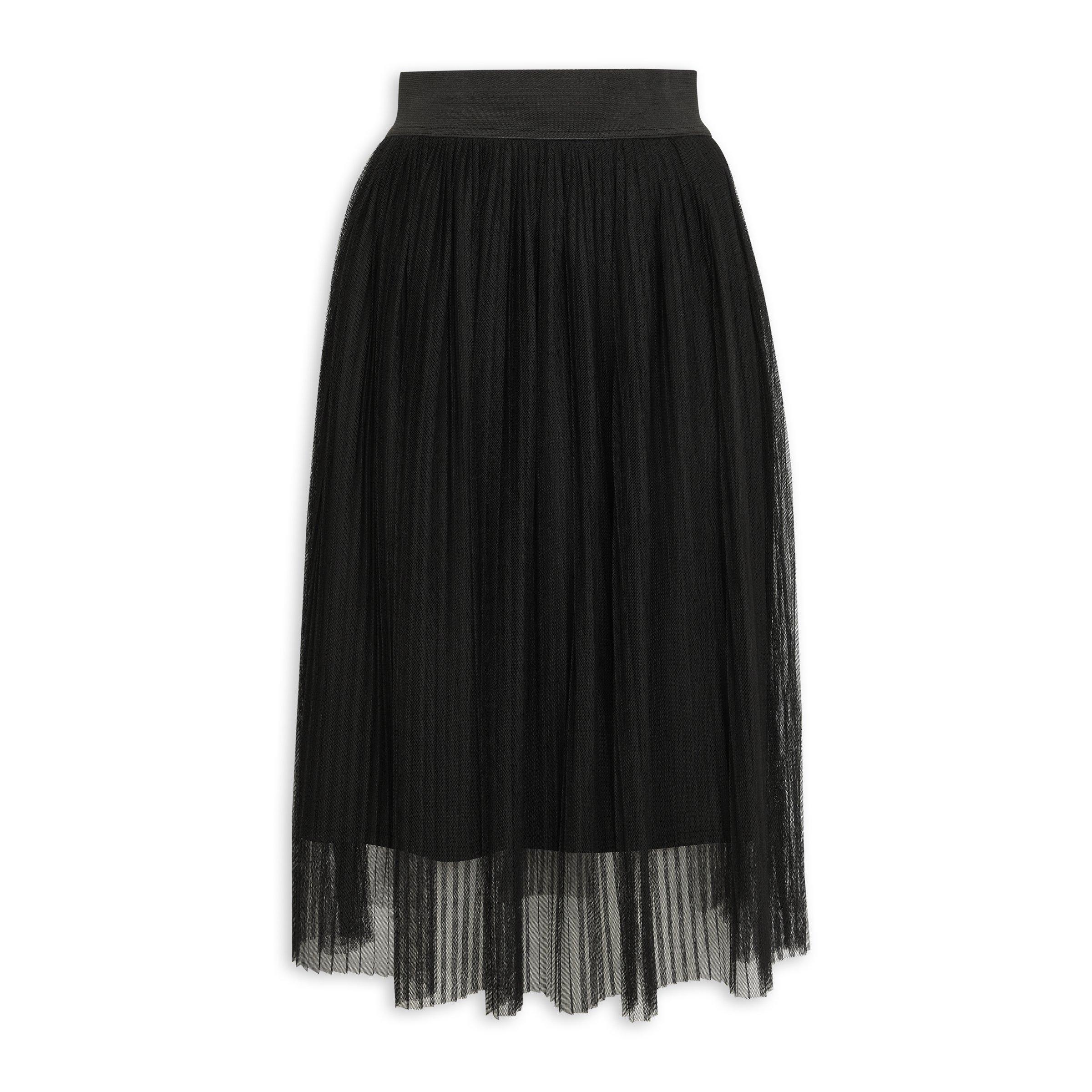 Black Wide Skirt (3221308) | Identity