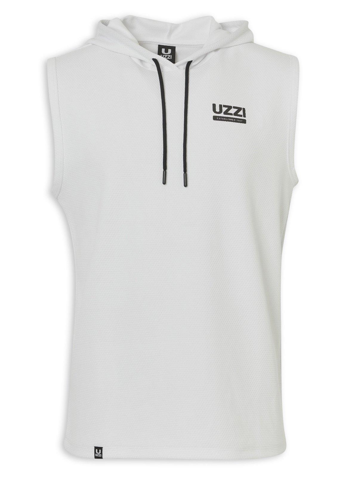 White Hooded Vest (3222327) | UZZI