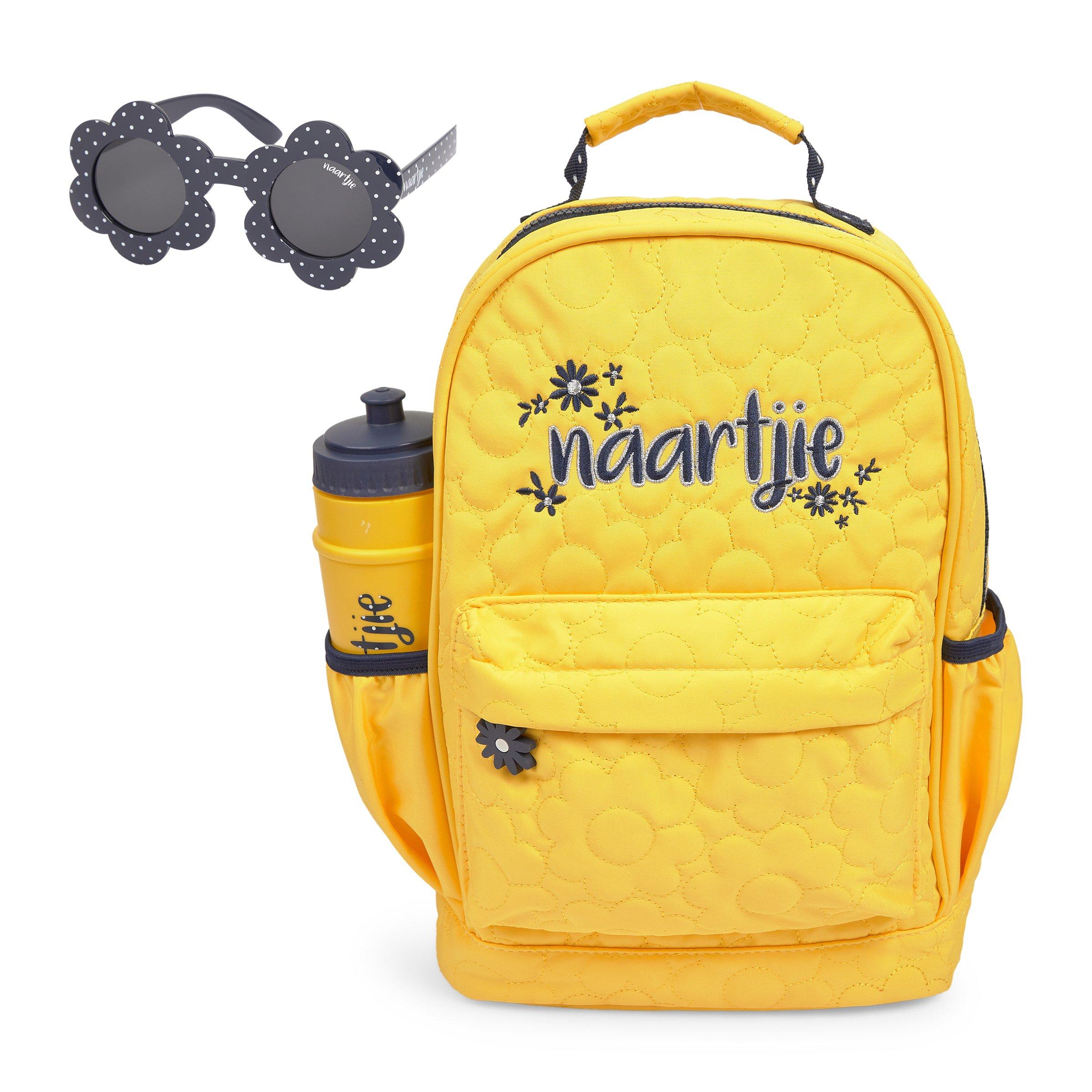 Girls Mustard Backpack Set