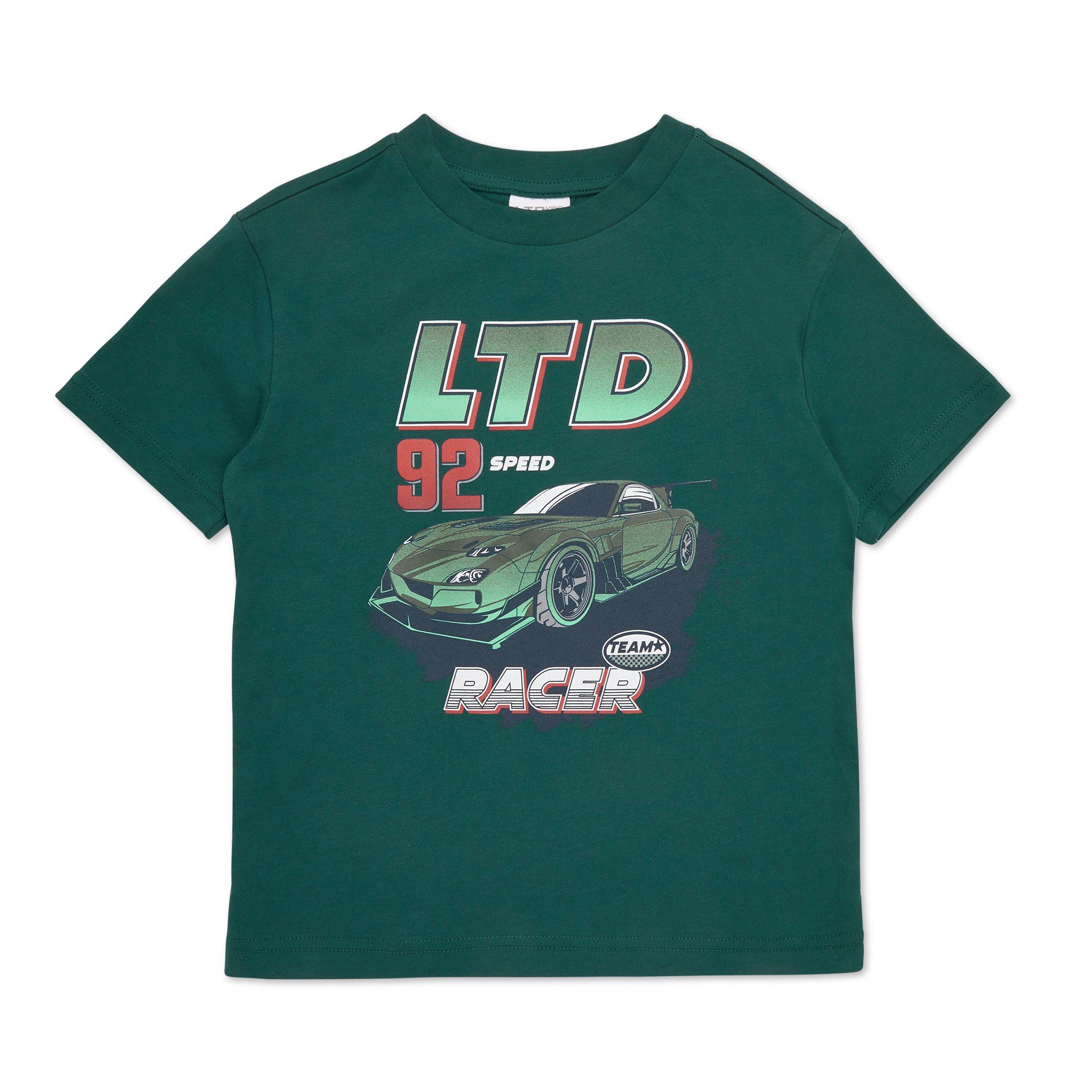 Rooster Kid T-Shirt Green