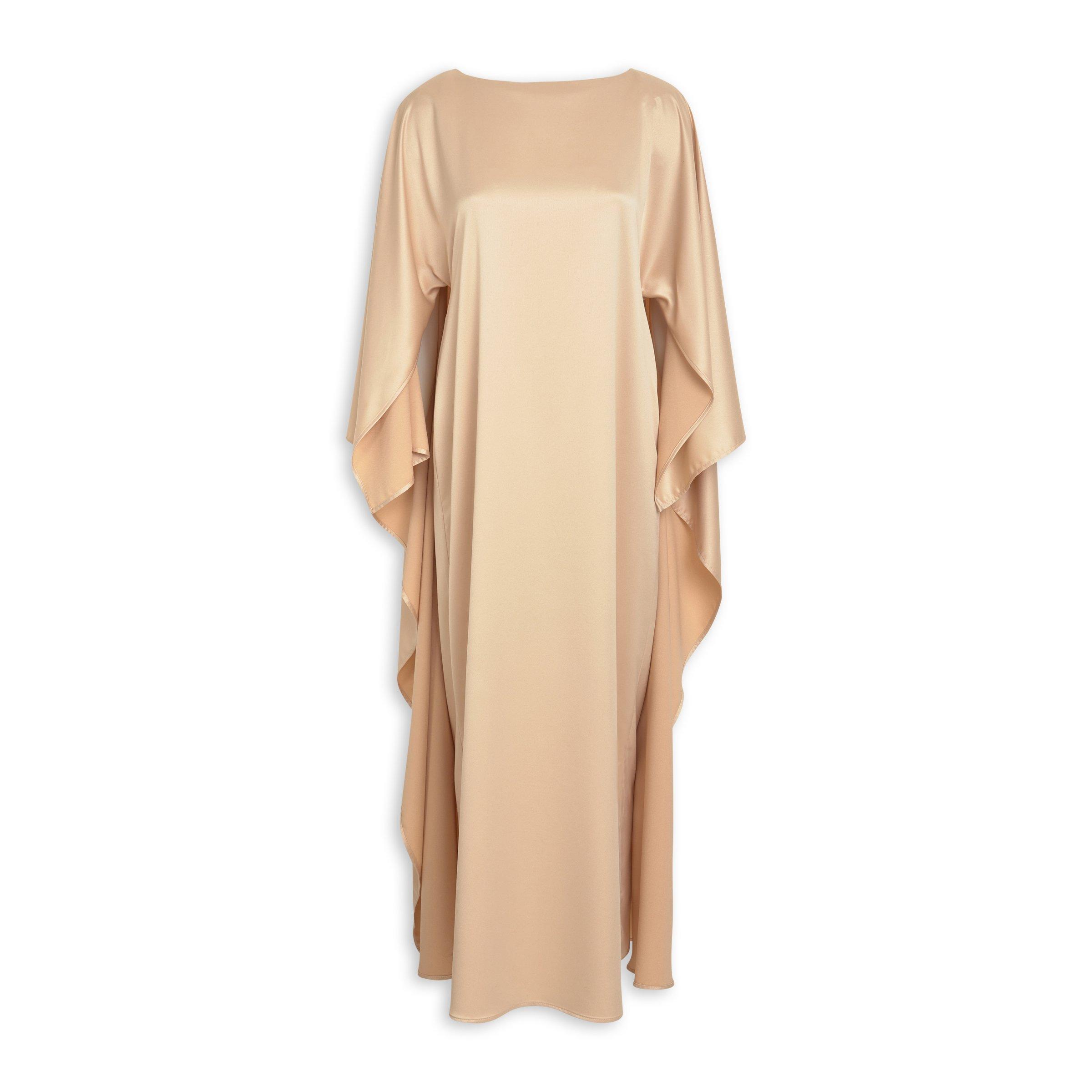 sachin and babi light blue dress Champagne Beige Cape Dress (3222707)
