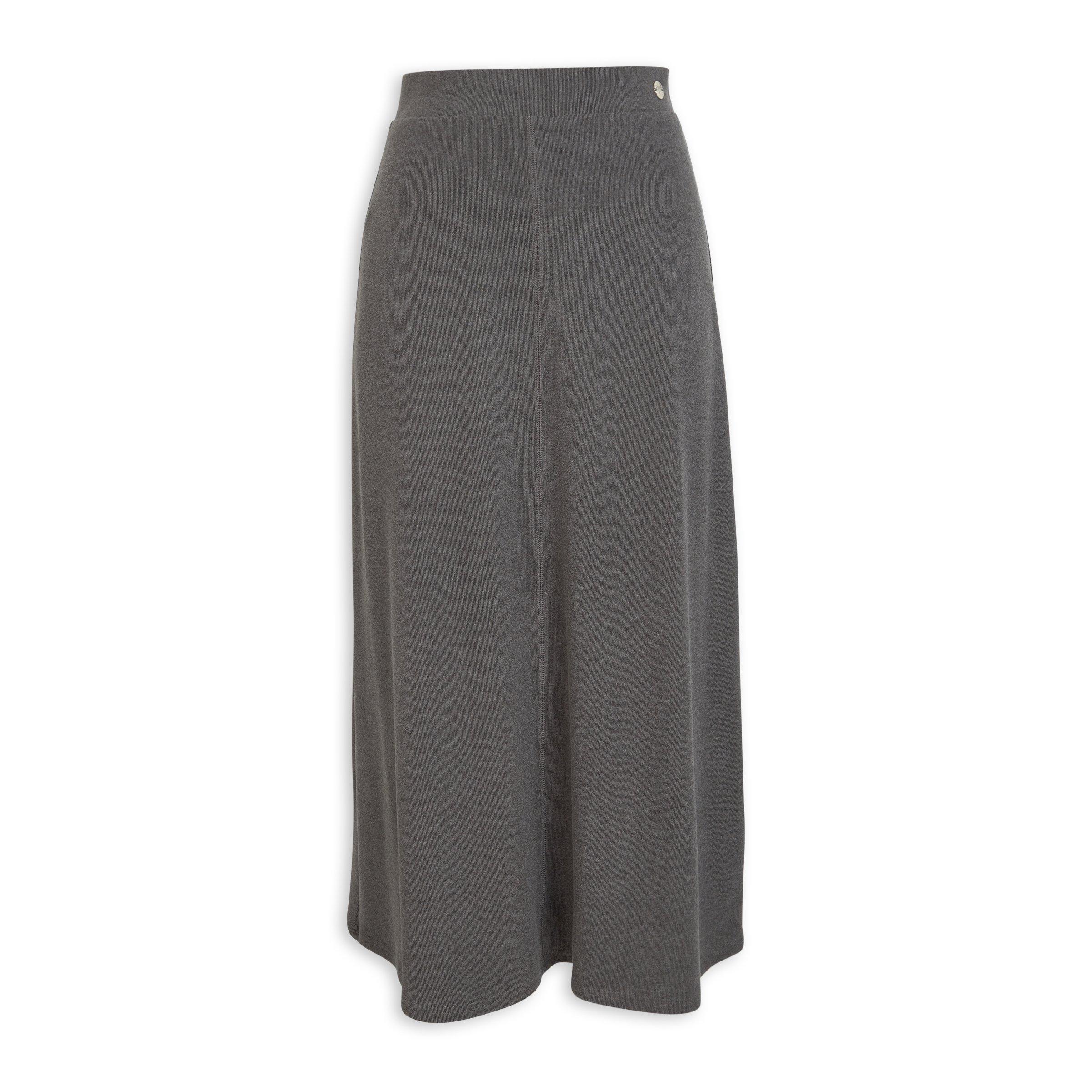 Grey A-line Skirt (3223274) | TRS