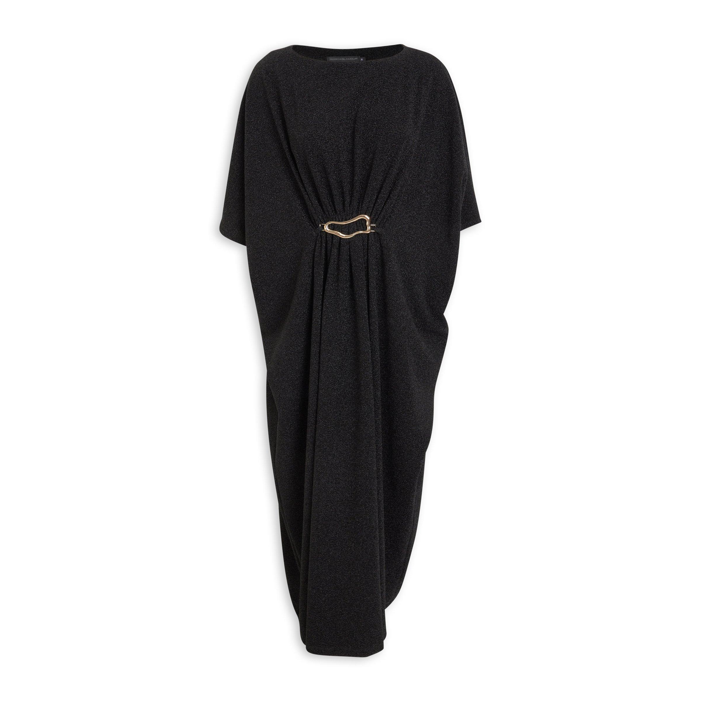 FR985 LIME/BLACK ONE ARM KAFTAN DRESS main image 0