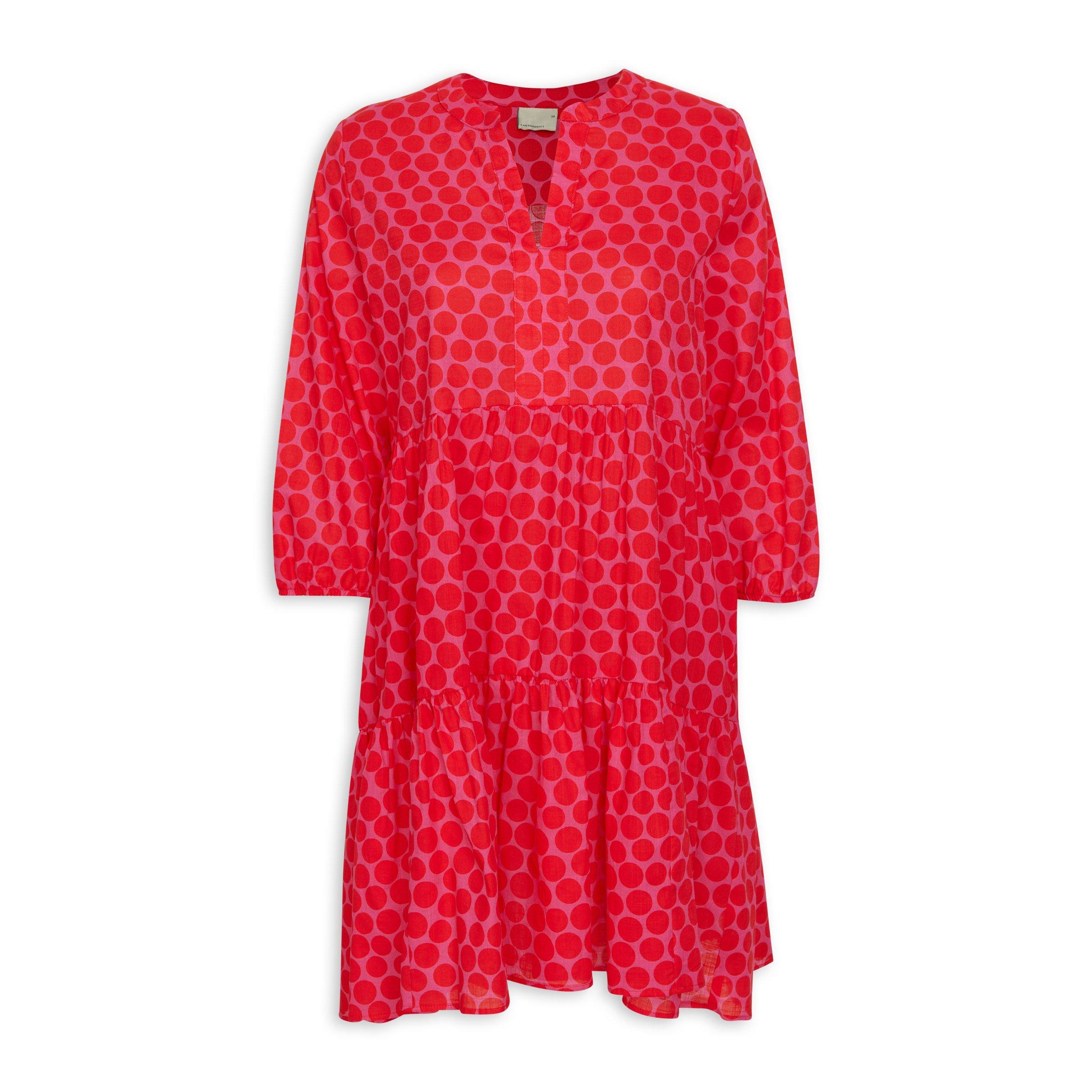 New Tag Pink Stripe Tunic Dress main image 1