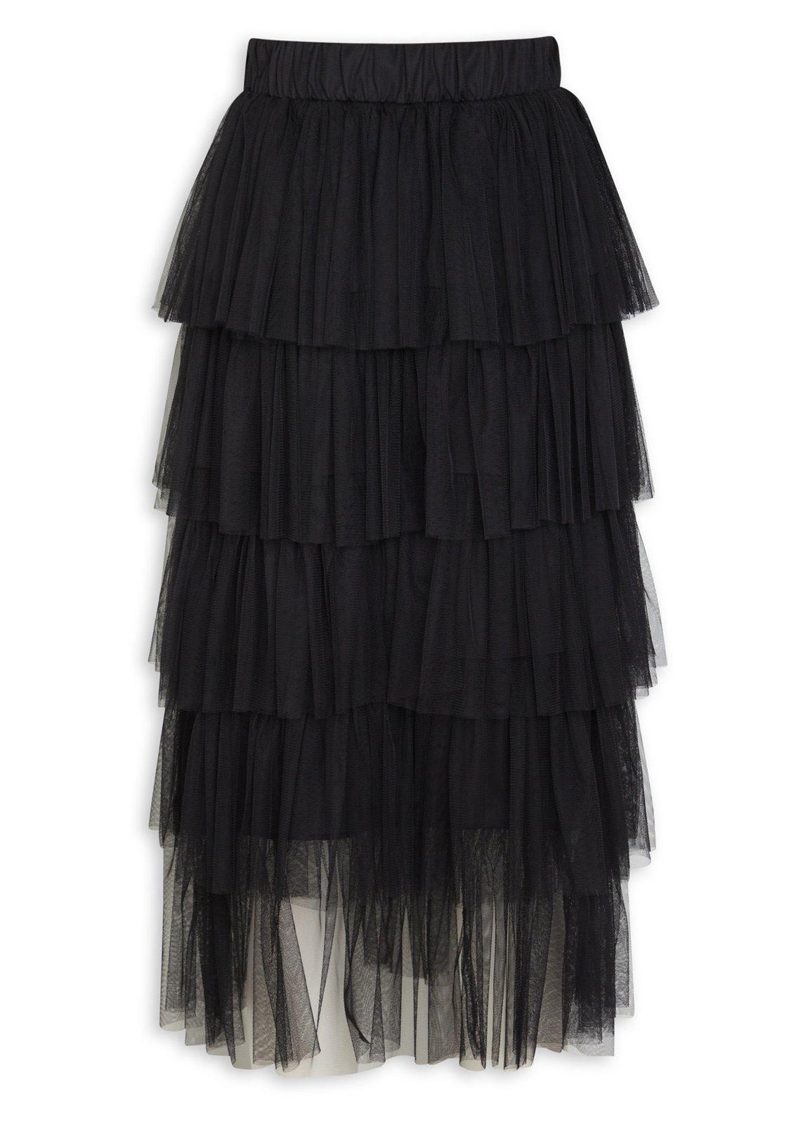 Black Tulle Tiered Skirt (3224370) | Truworths