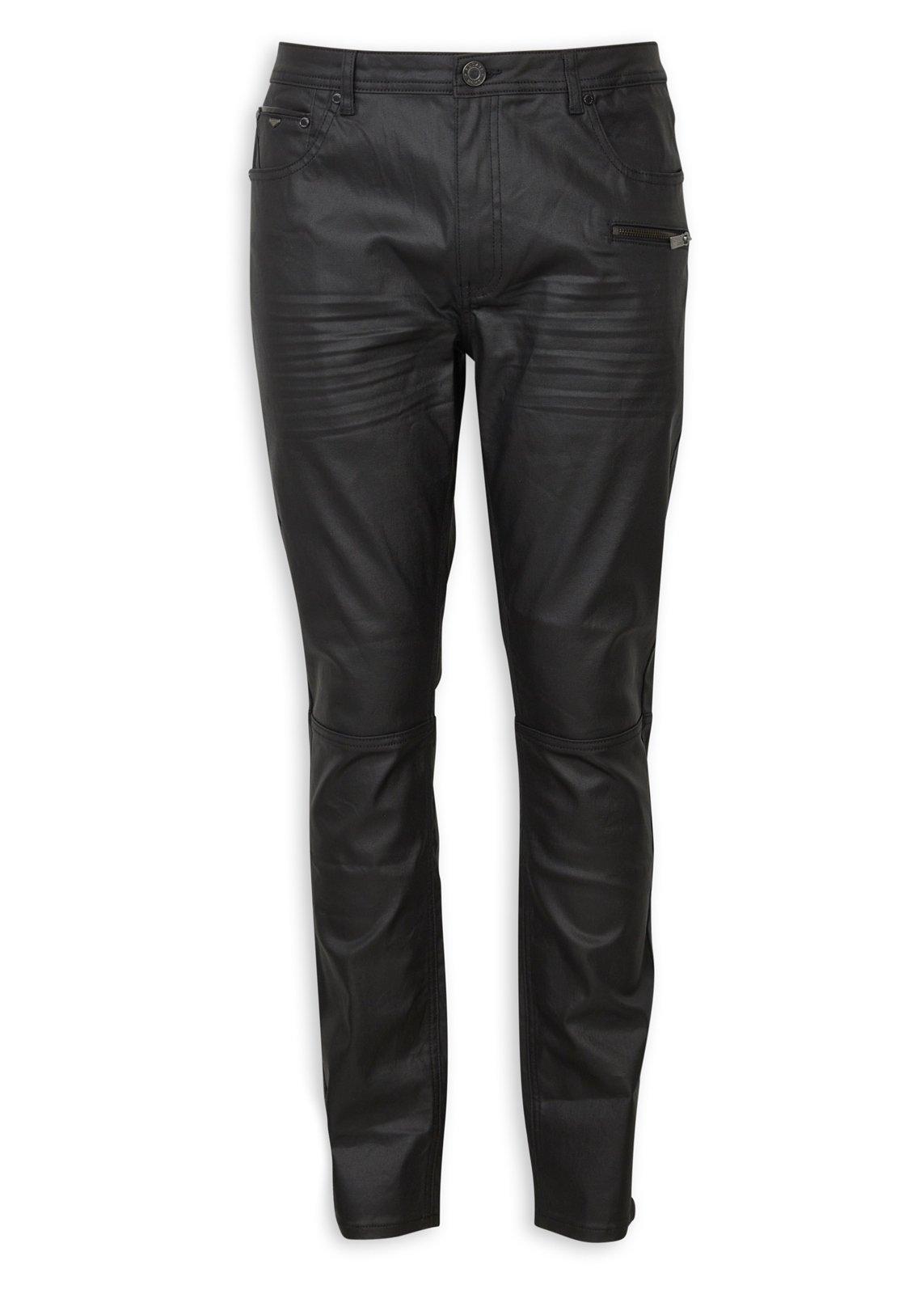 Black Coated Skinny Jeans (3224693) | Rosati Uomo
