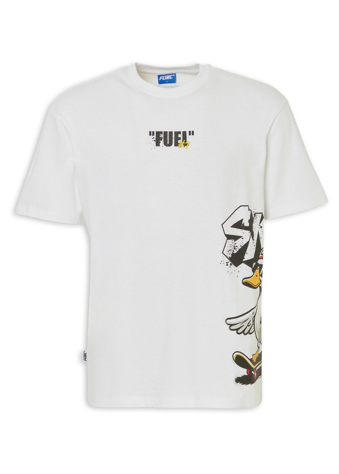 White AOP T-Shirt (3225796) | Fuel