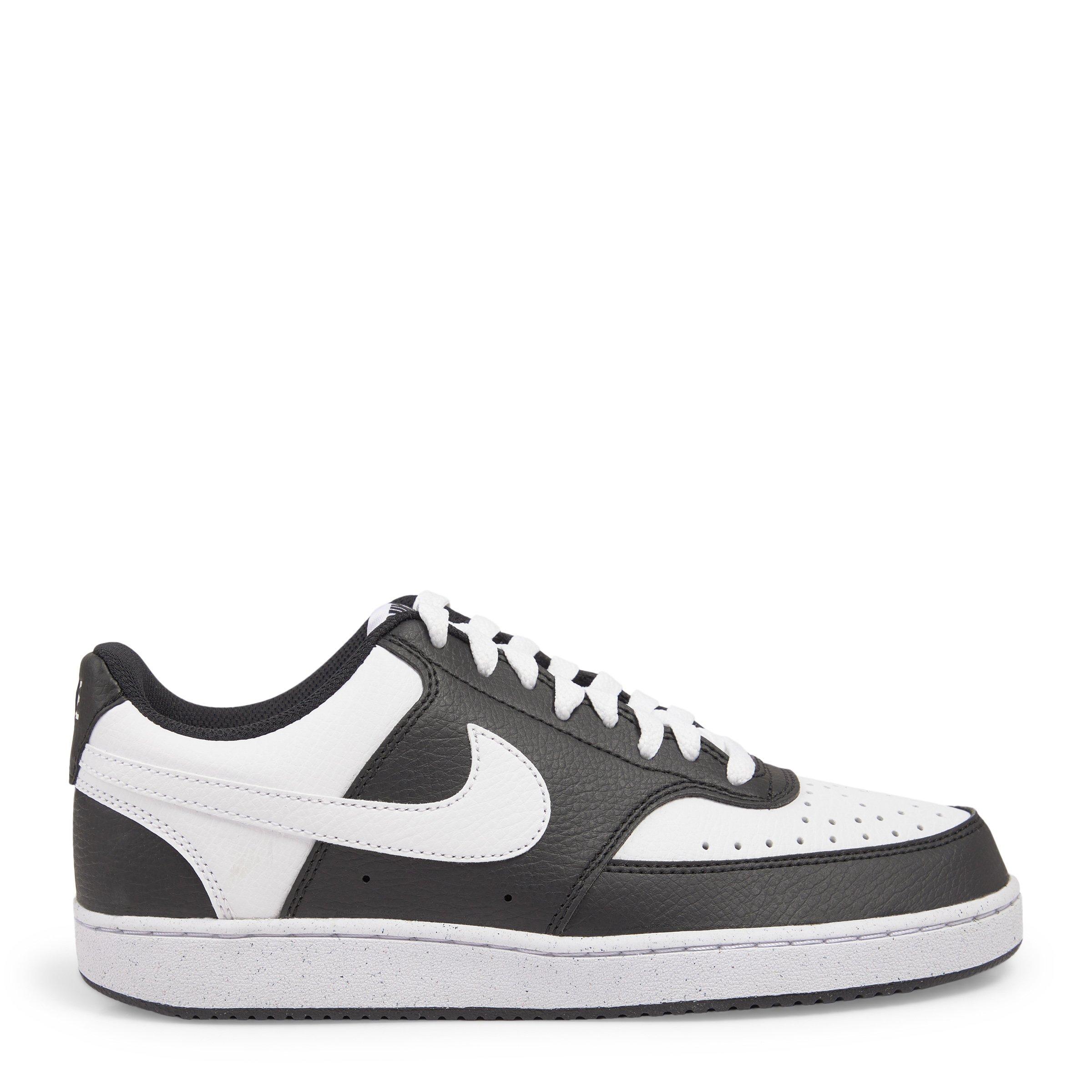 Black and White Court Vision Low Sneakers (3226118) | Nike