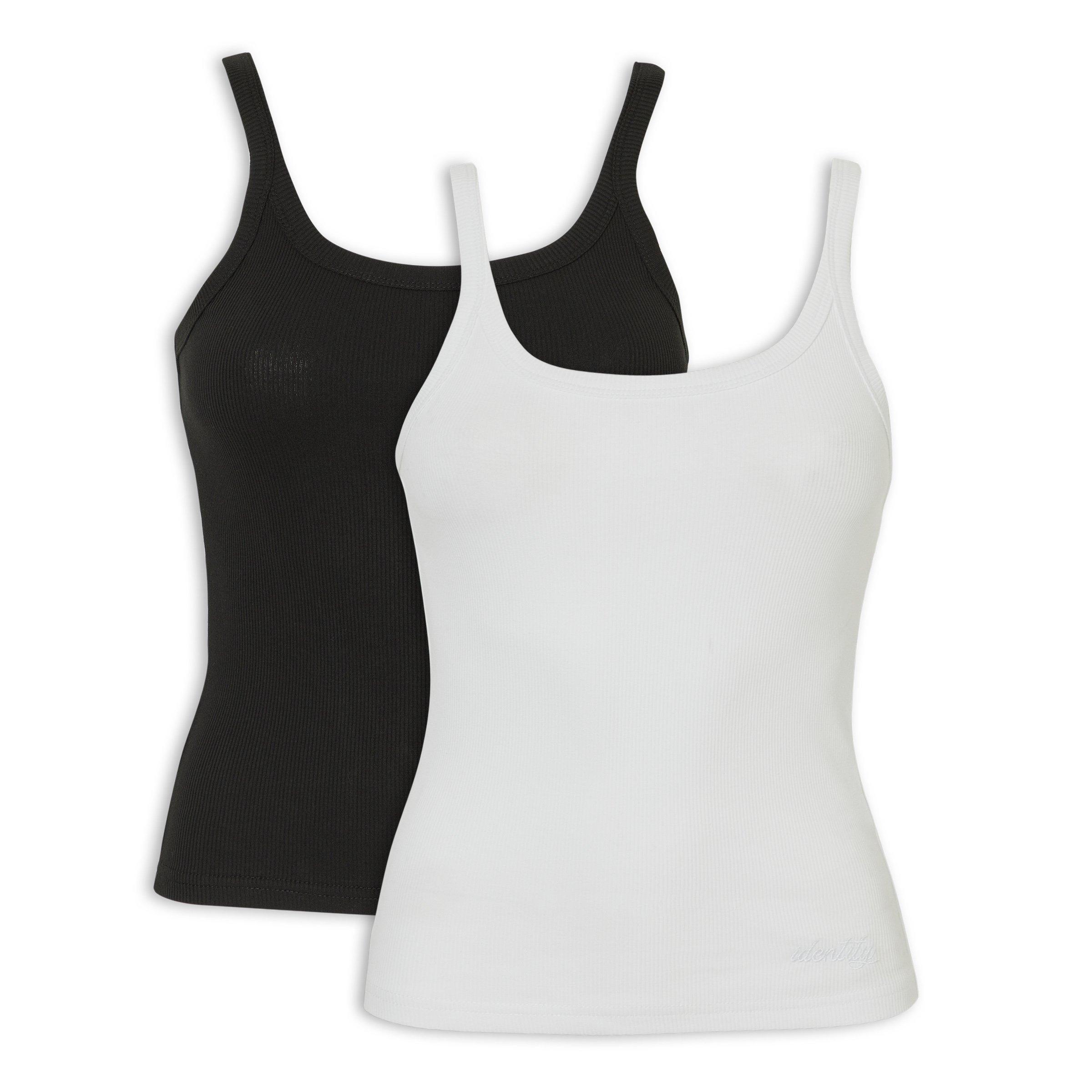 2-pack Black and White Camisoles (3226502) | Identity