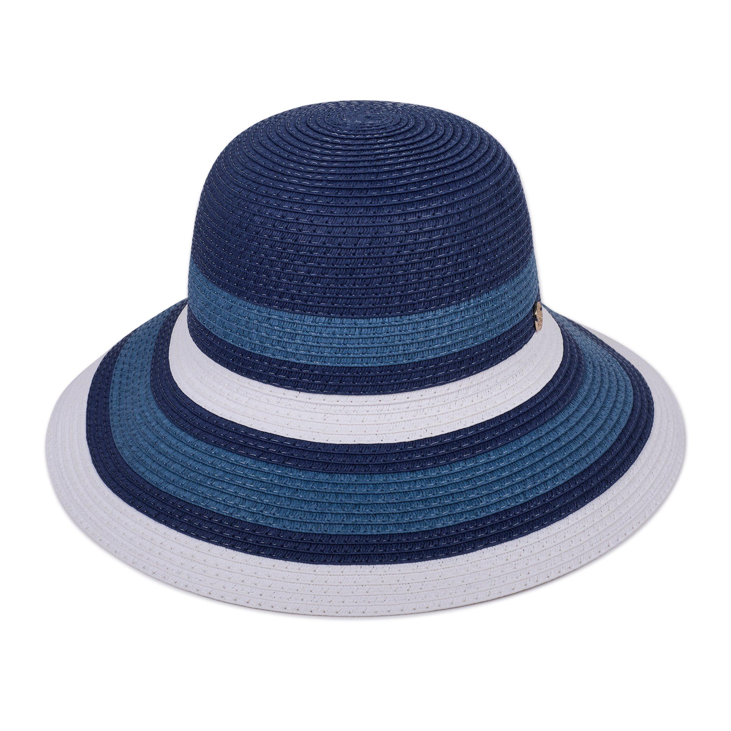 Blue Stripe Floppy Straw Hat (3226564) | Daniel Hechter
