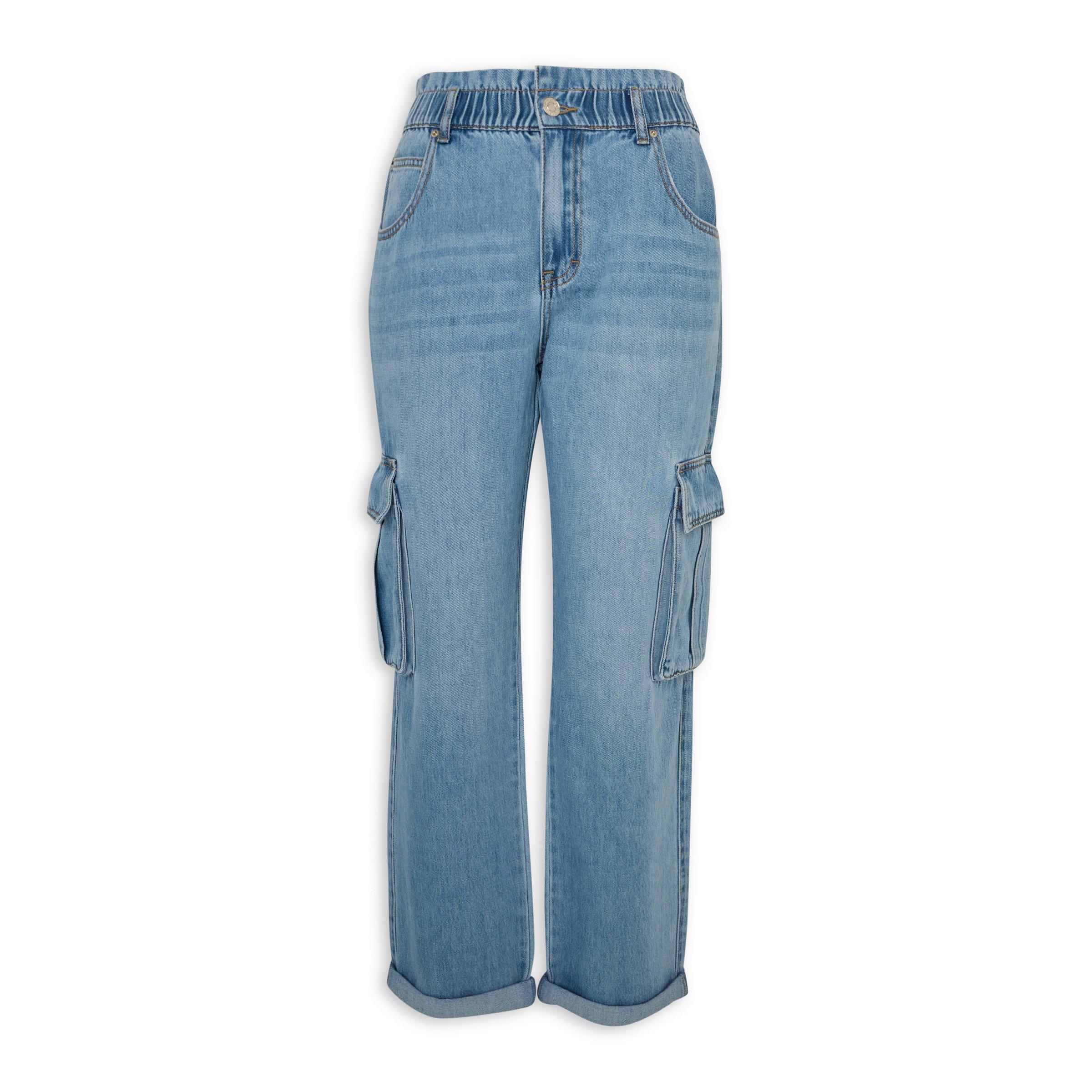 Blue Tapered Utility Jeans (3226598) | OUTBACK RED
