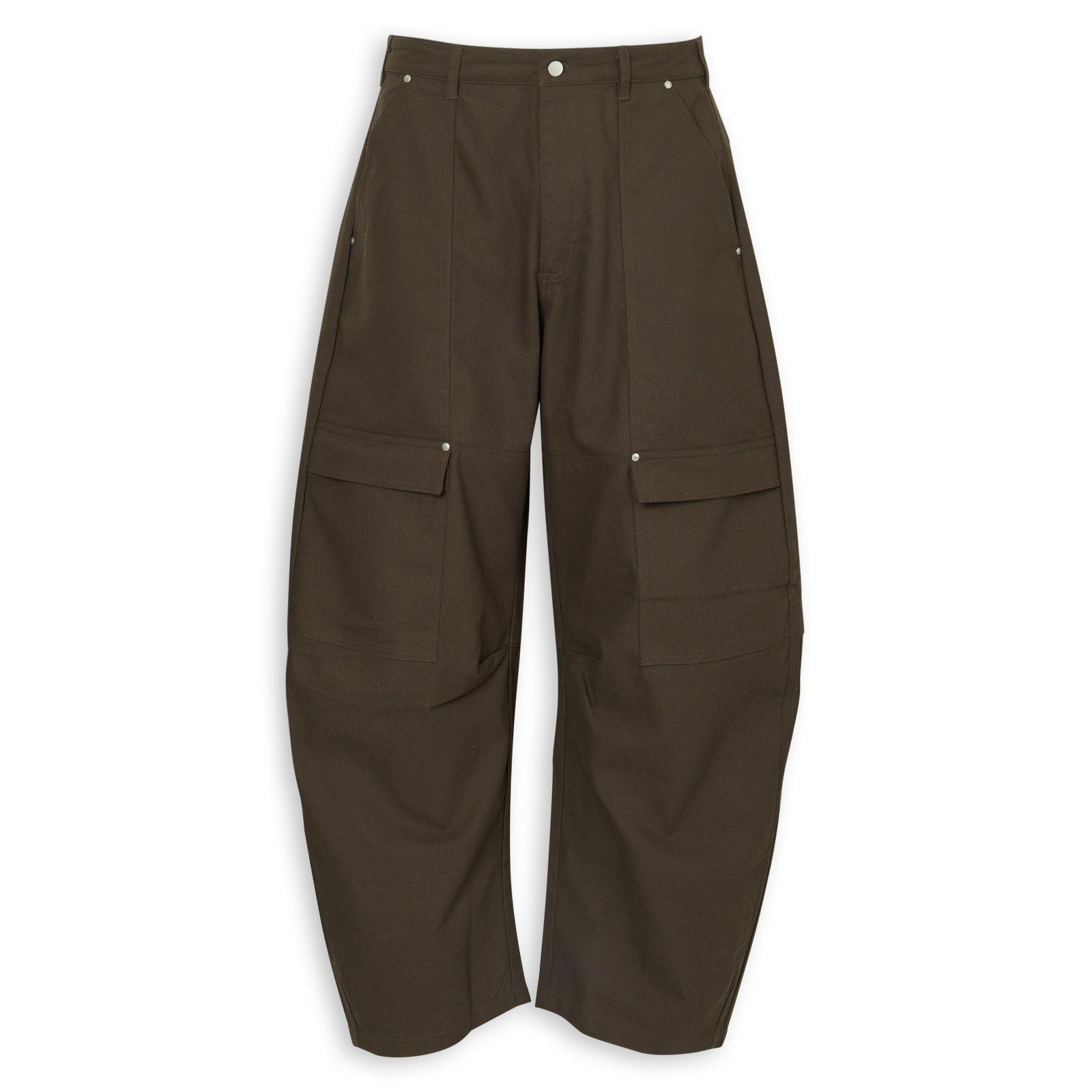 Brown Canvas Cargo Workpant Trousers (3227293) | Adidas