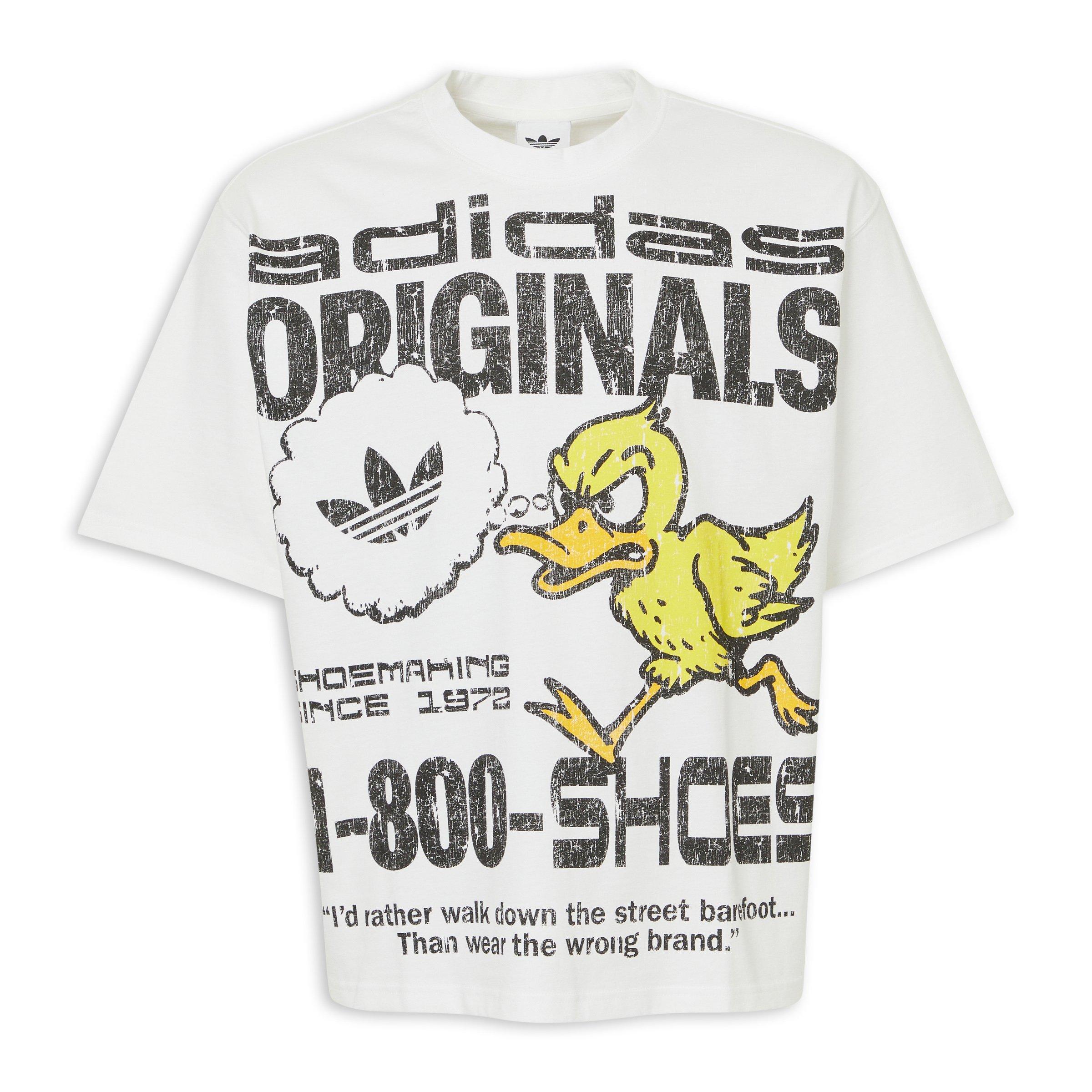 White Originals Duck Graphic T-Shirt (3227296) | Adidas