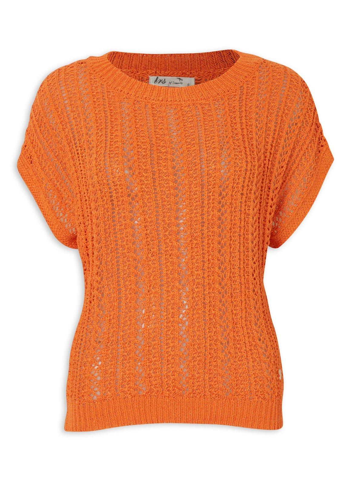 Orange Knit Top (3228208) | TRS