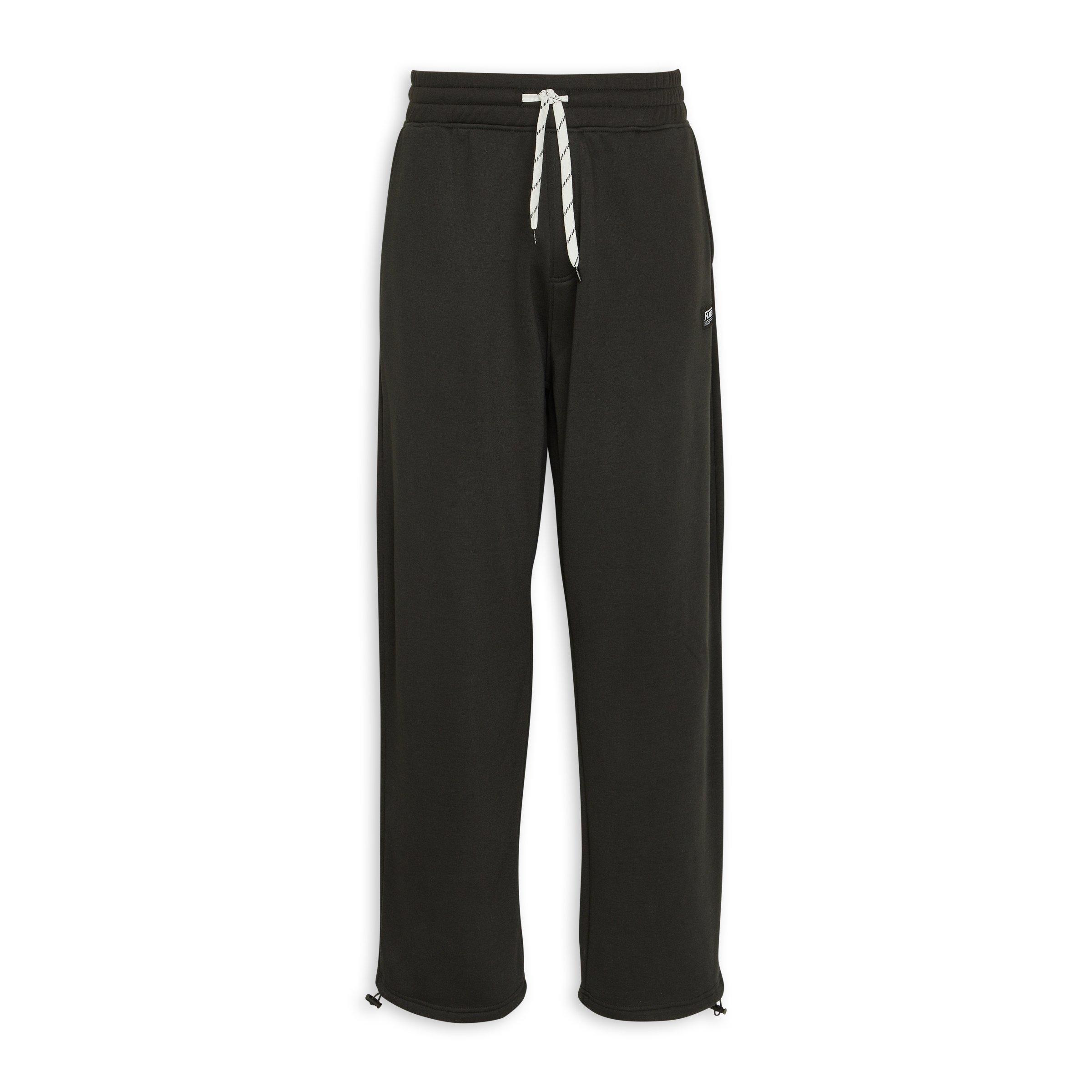 Black Baggy Fit Jogger Pants (3229037) | Fuel