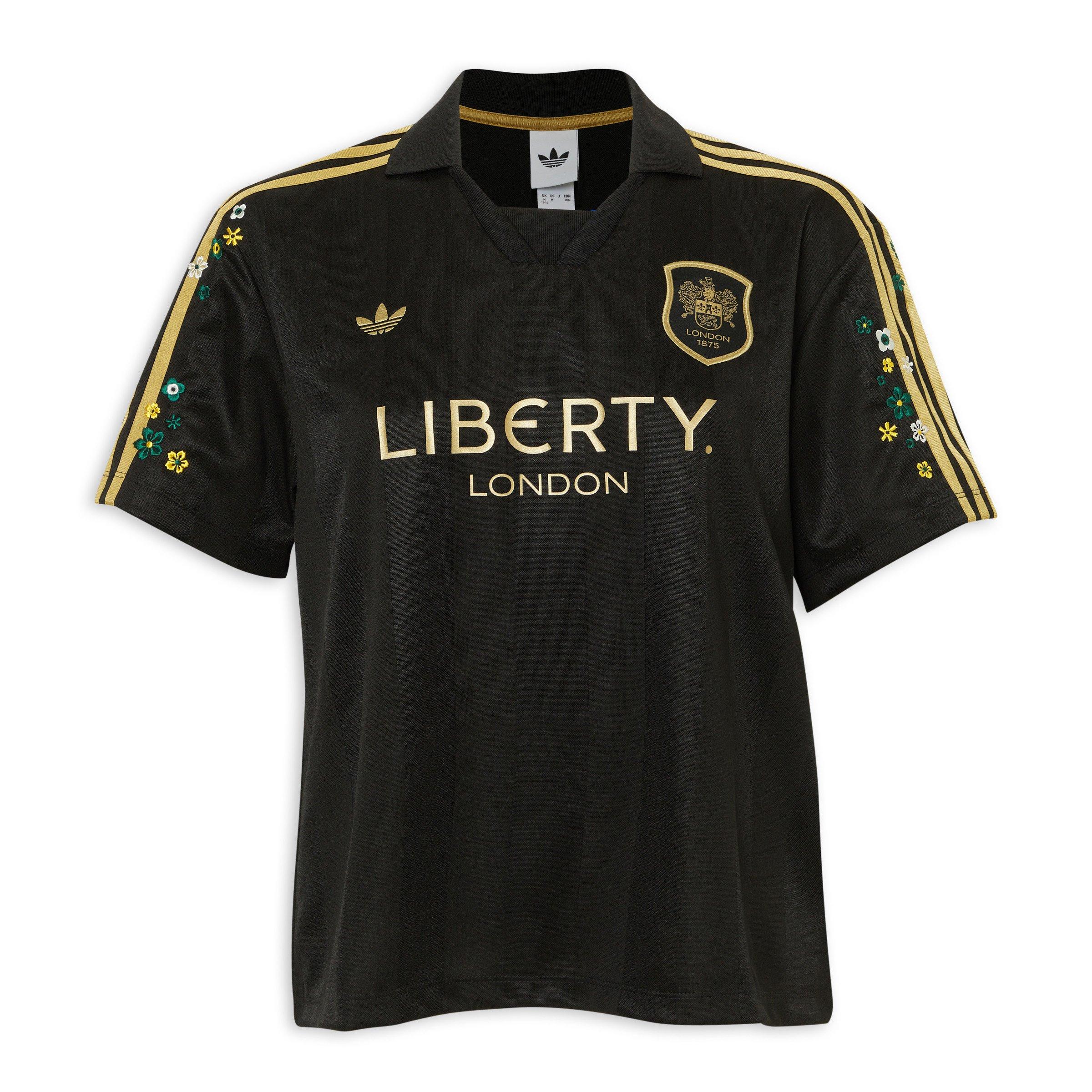 Black and Yellow X Liberty London Jersey (3229379) | Adidas