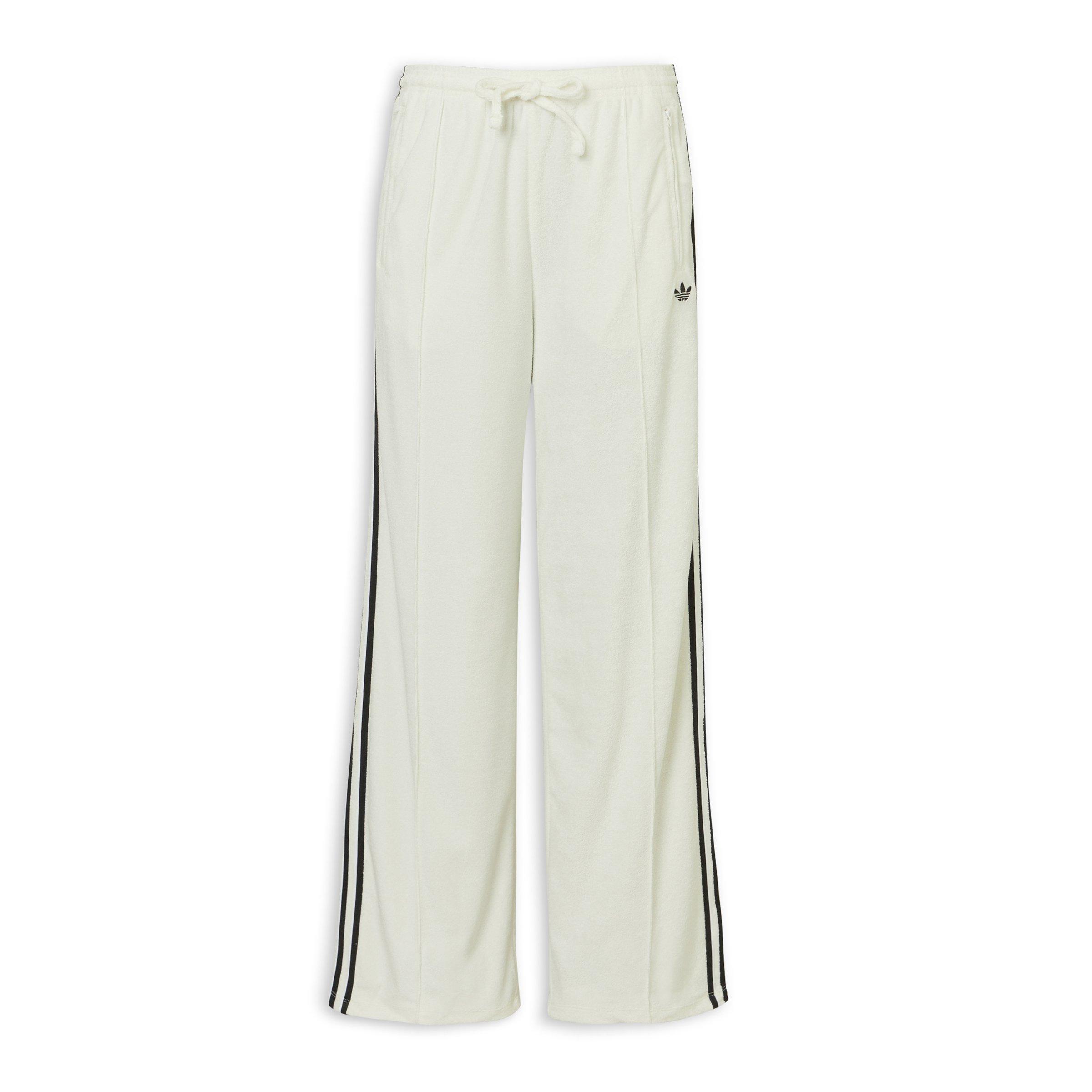 White Terry Towel Firebird Pants (3229459) | Adidas