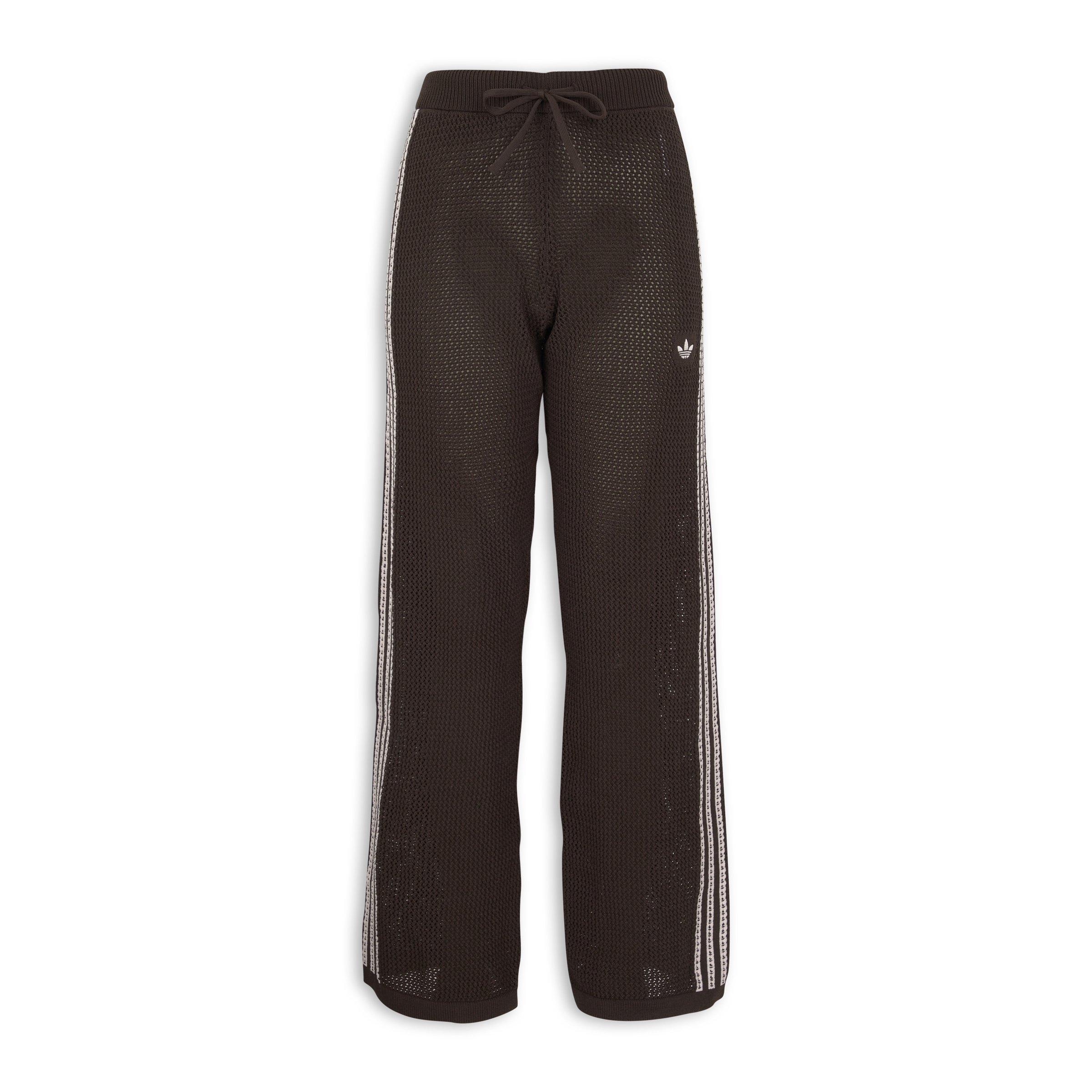 Brown Knitted Crochet Firebird Trackpants (3229463) | Adidas