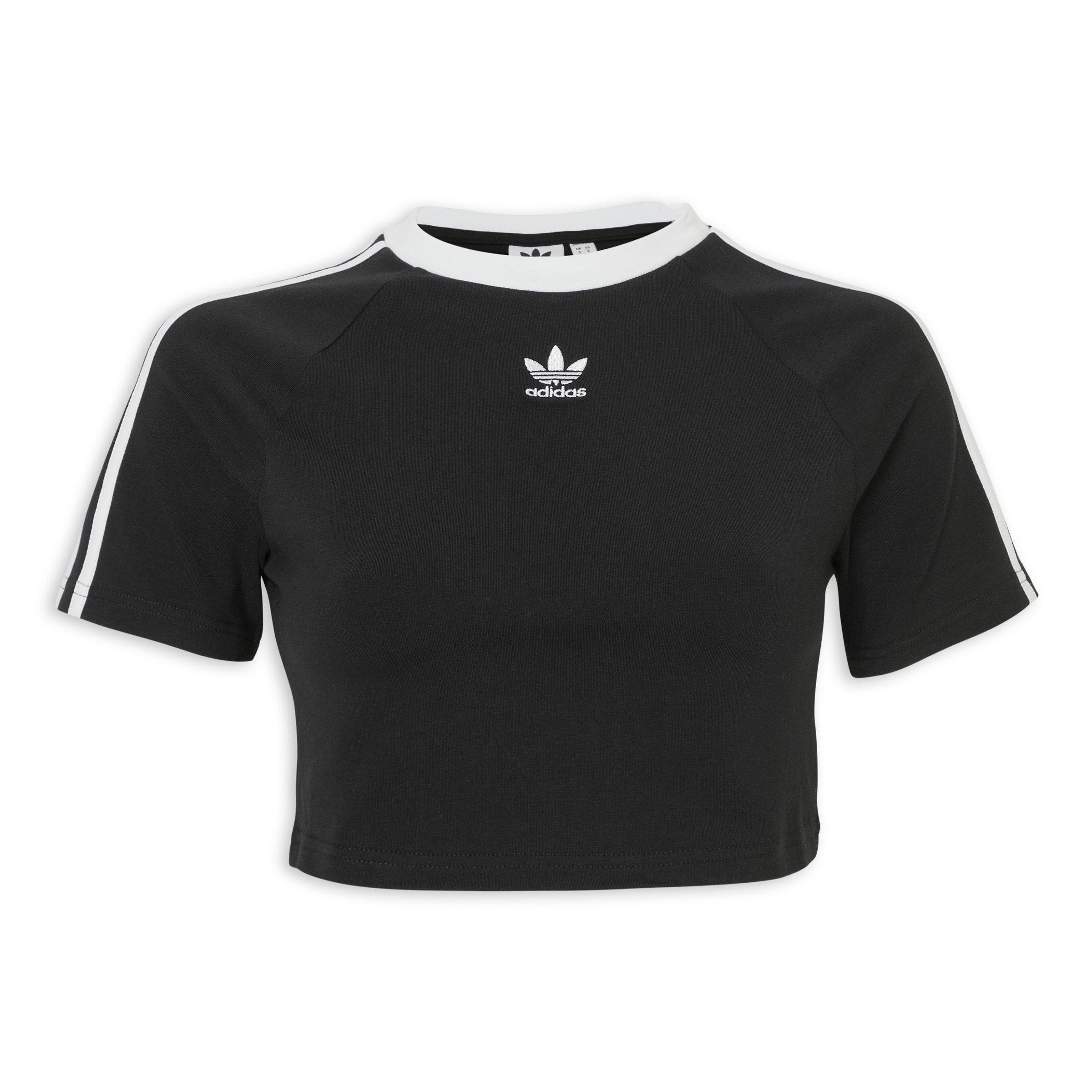 Black and White 3-Stripes Baby Tshirt (3229472) | Adidas