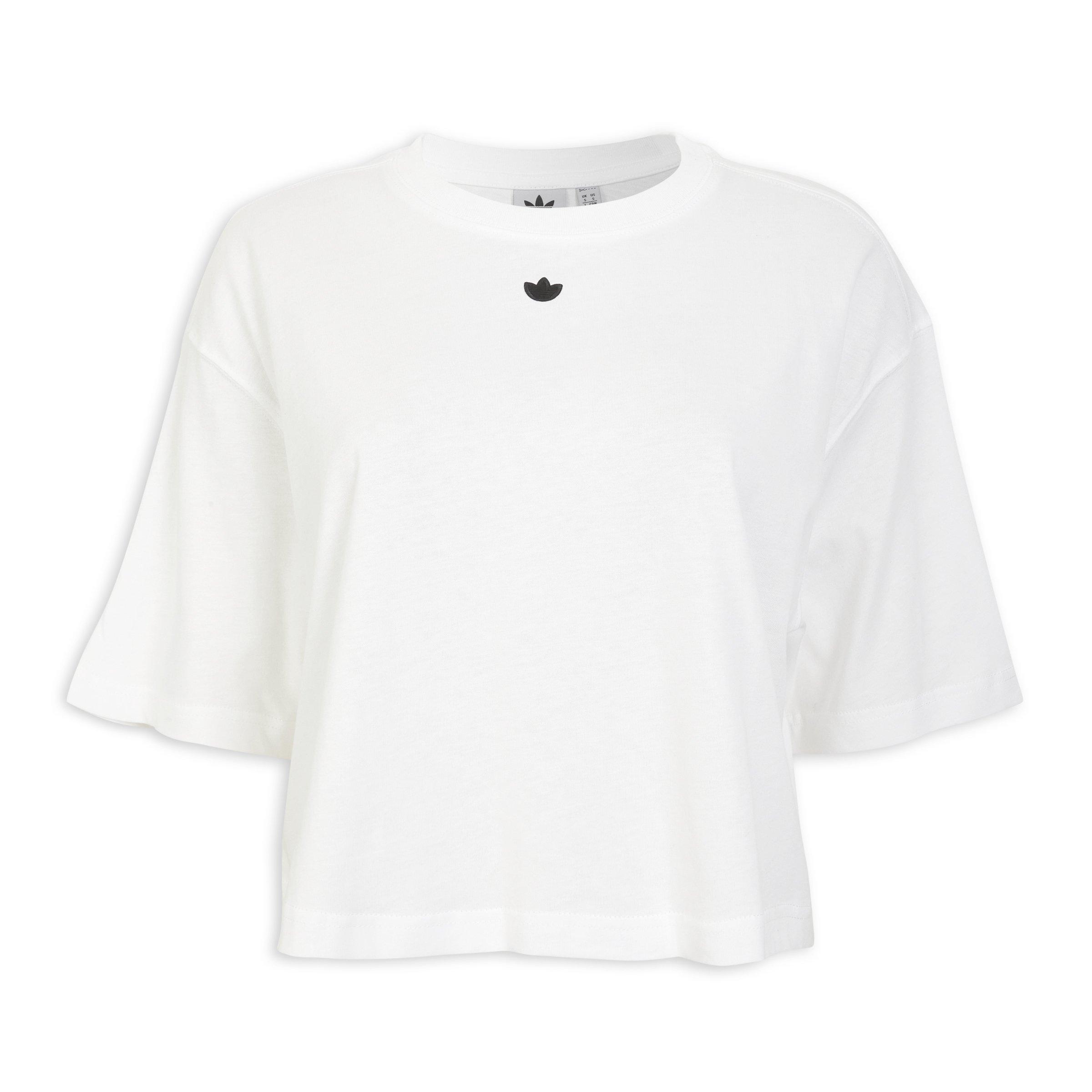 White Essentials Crop Tshirt (3229473) | Adidas