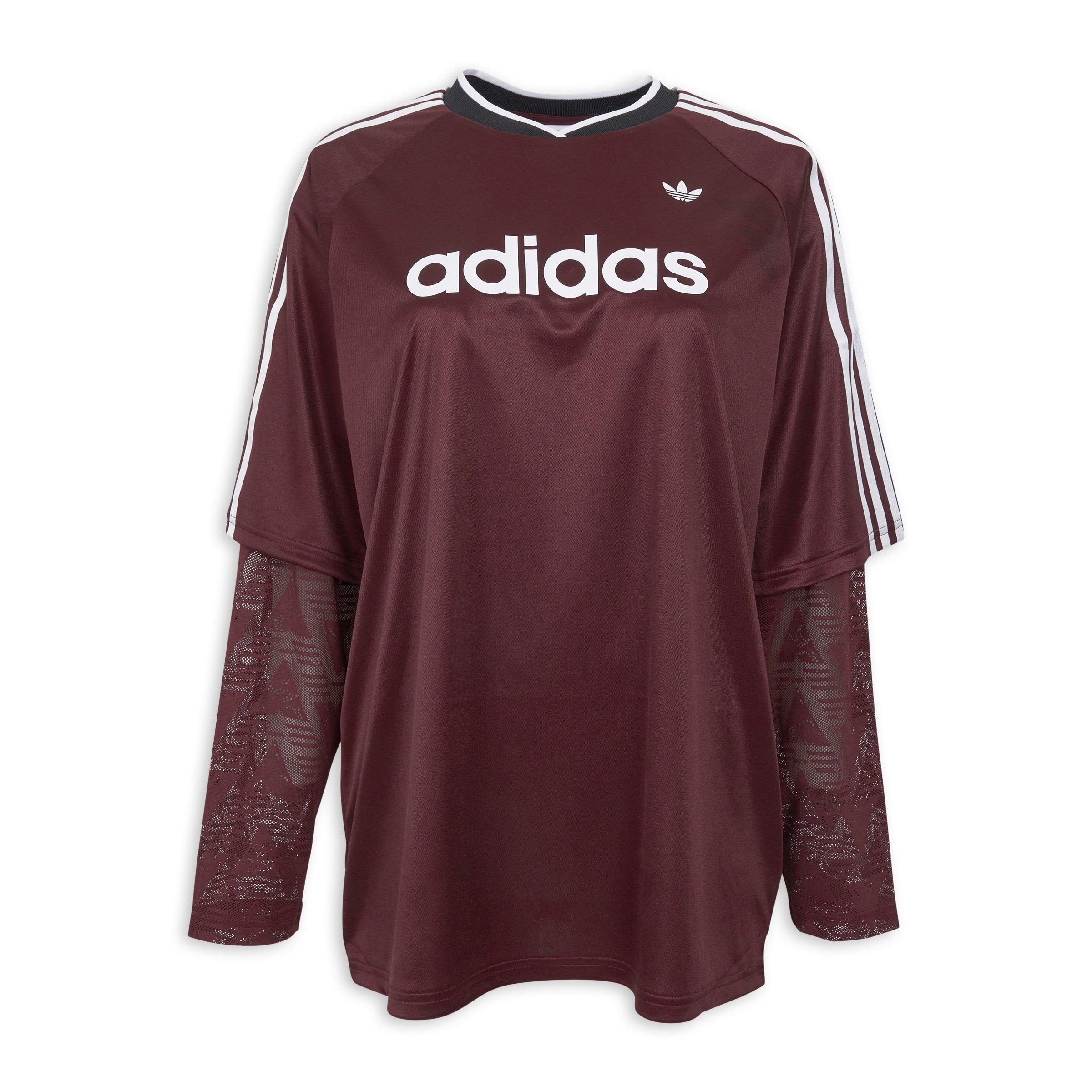 Burgundy Lace Long-Sleeve Jersey (3229480) | Adidas