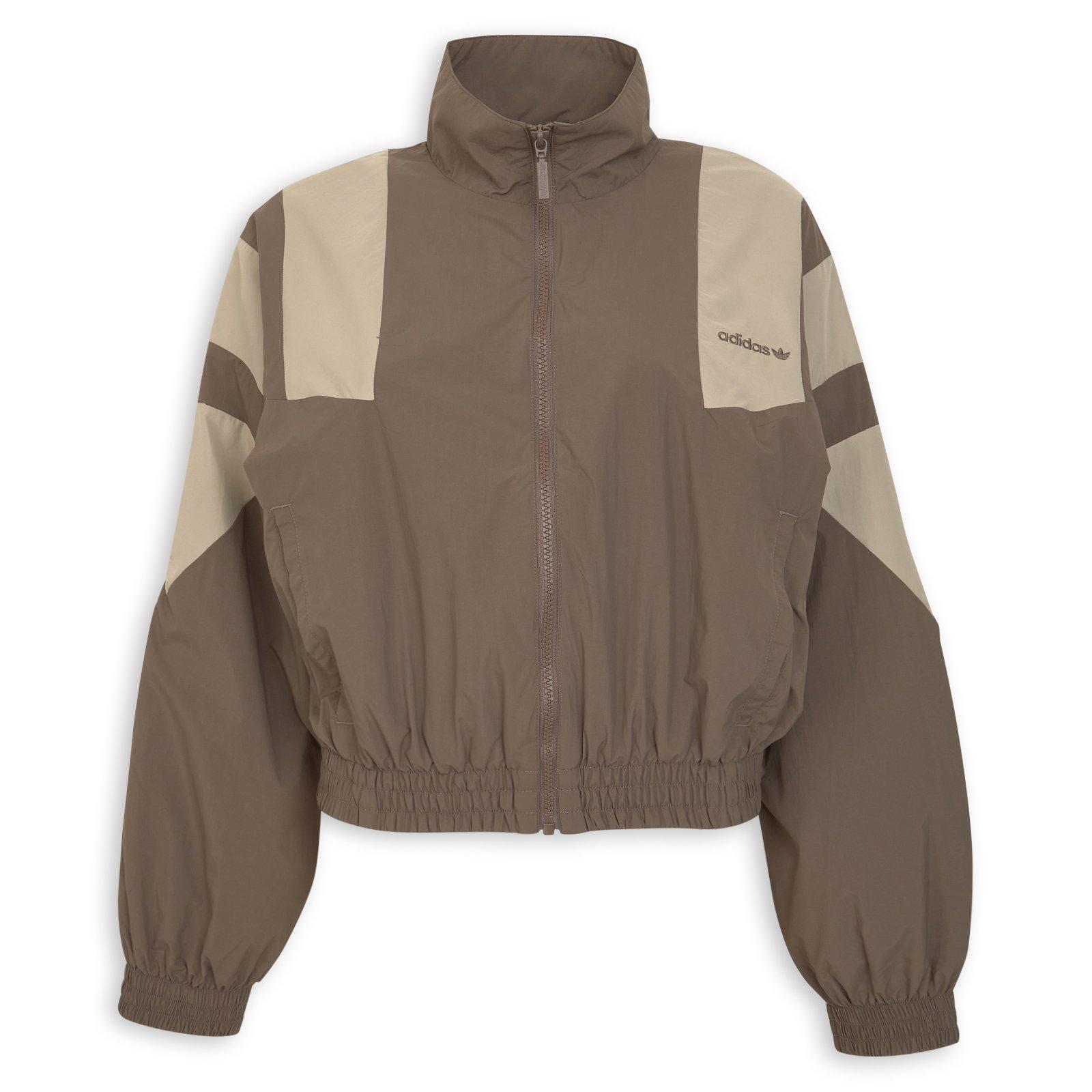 スクイーズ Brown Blocked Washed Zipped Track Top (3229570) | Adidas