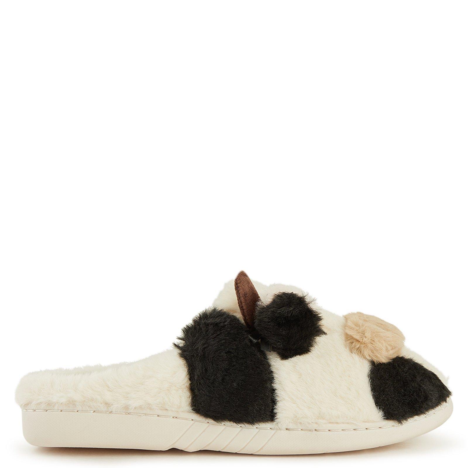 Novelty Cow Closed Toe Slippers (3229997) | Identity