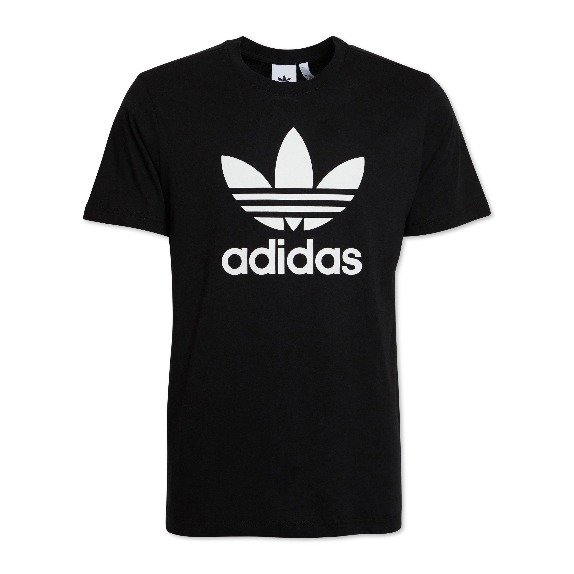 Black Adicolor Trefoil T-Shirt (3230169) | Adidas