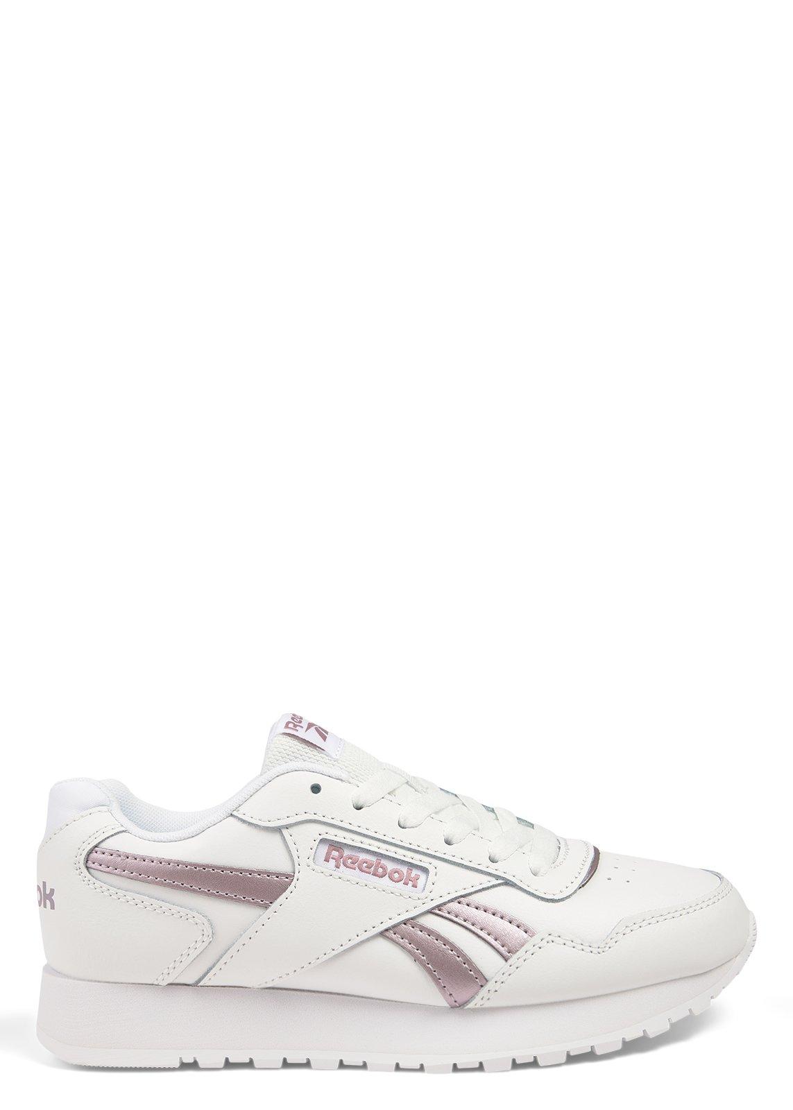 White and Metallic Reebok Glide Sneakers (3230804) | Reebok