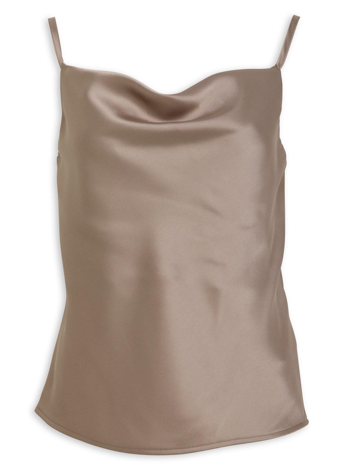 Mocha Strappy Satin Cami (3231150) | Truworths