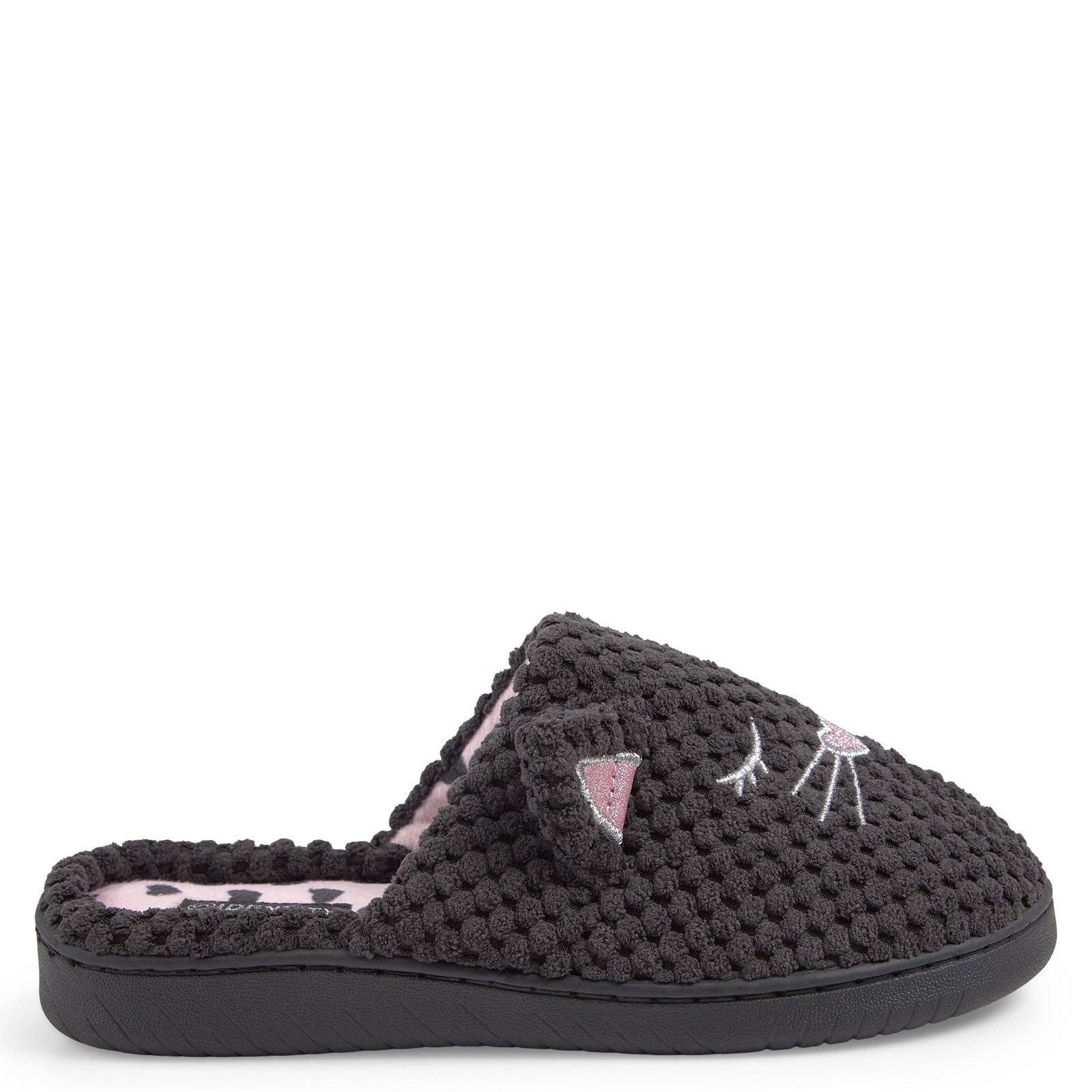 Charcoal Waffle Closed Toe Slippers (3231252) | Identity
