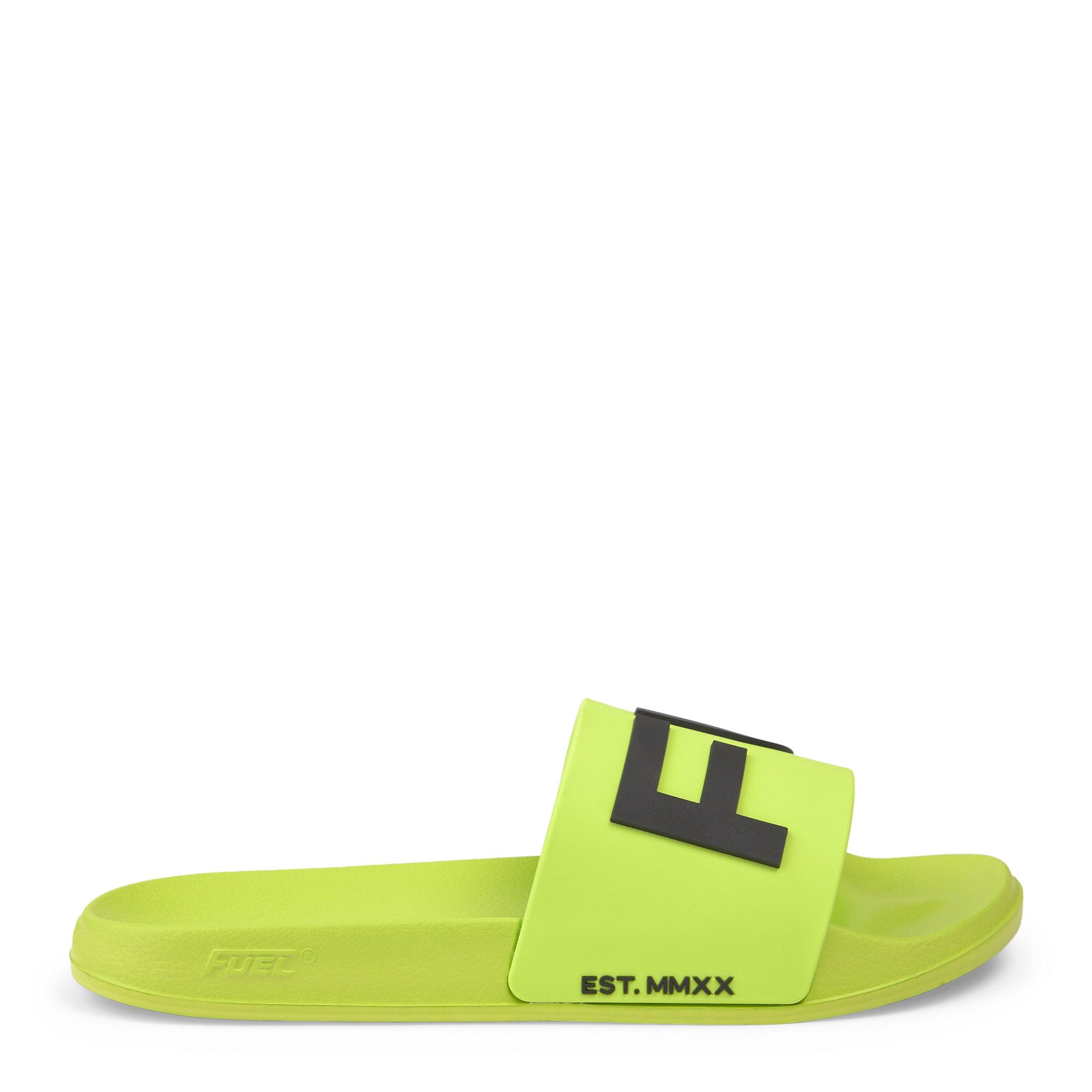 リエ Lime Rubber Pool Sandals (3231288) | Fuel